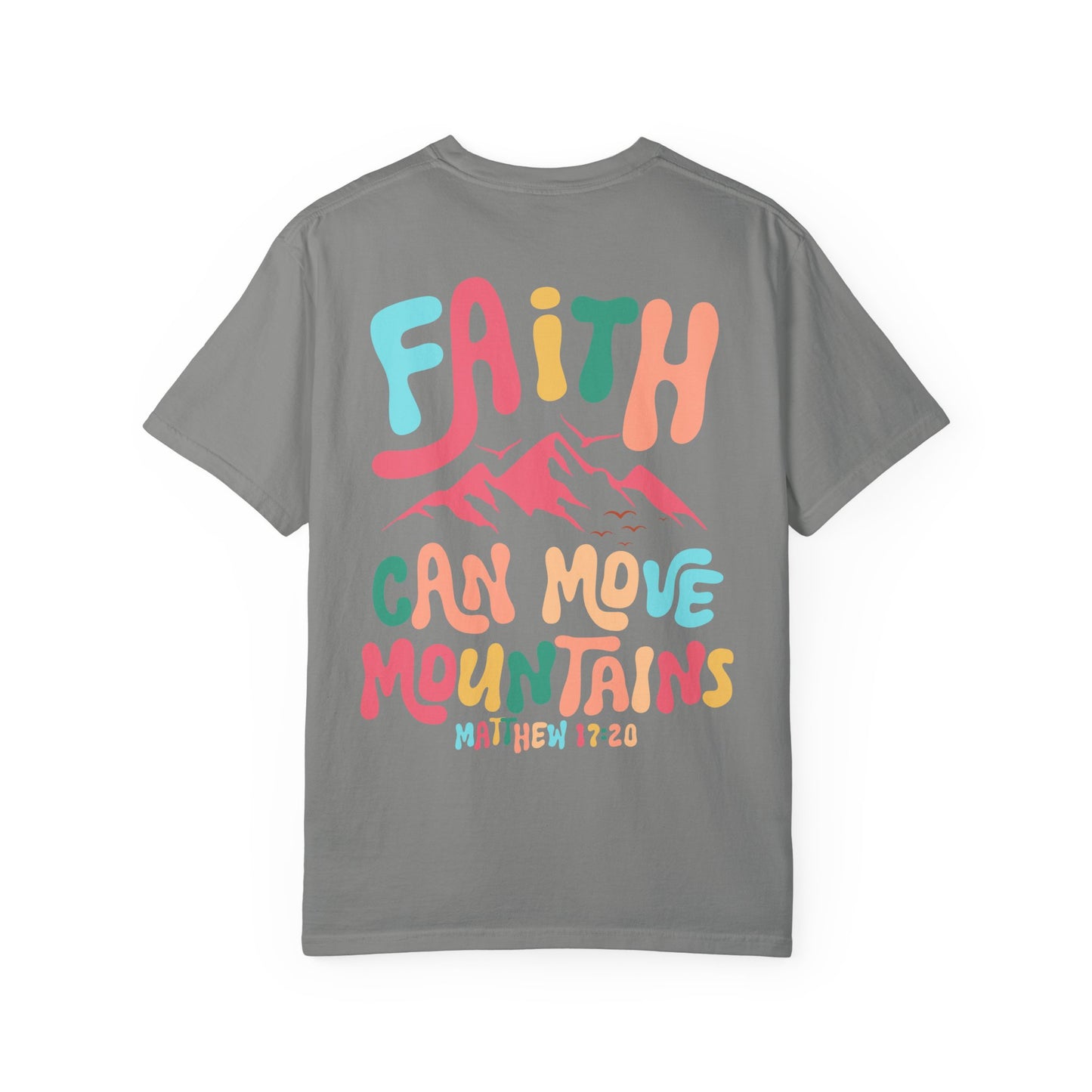 Beach Hippie Coffee Faith Can Move Mountains Tee