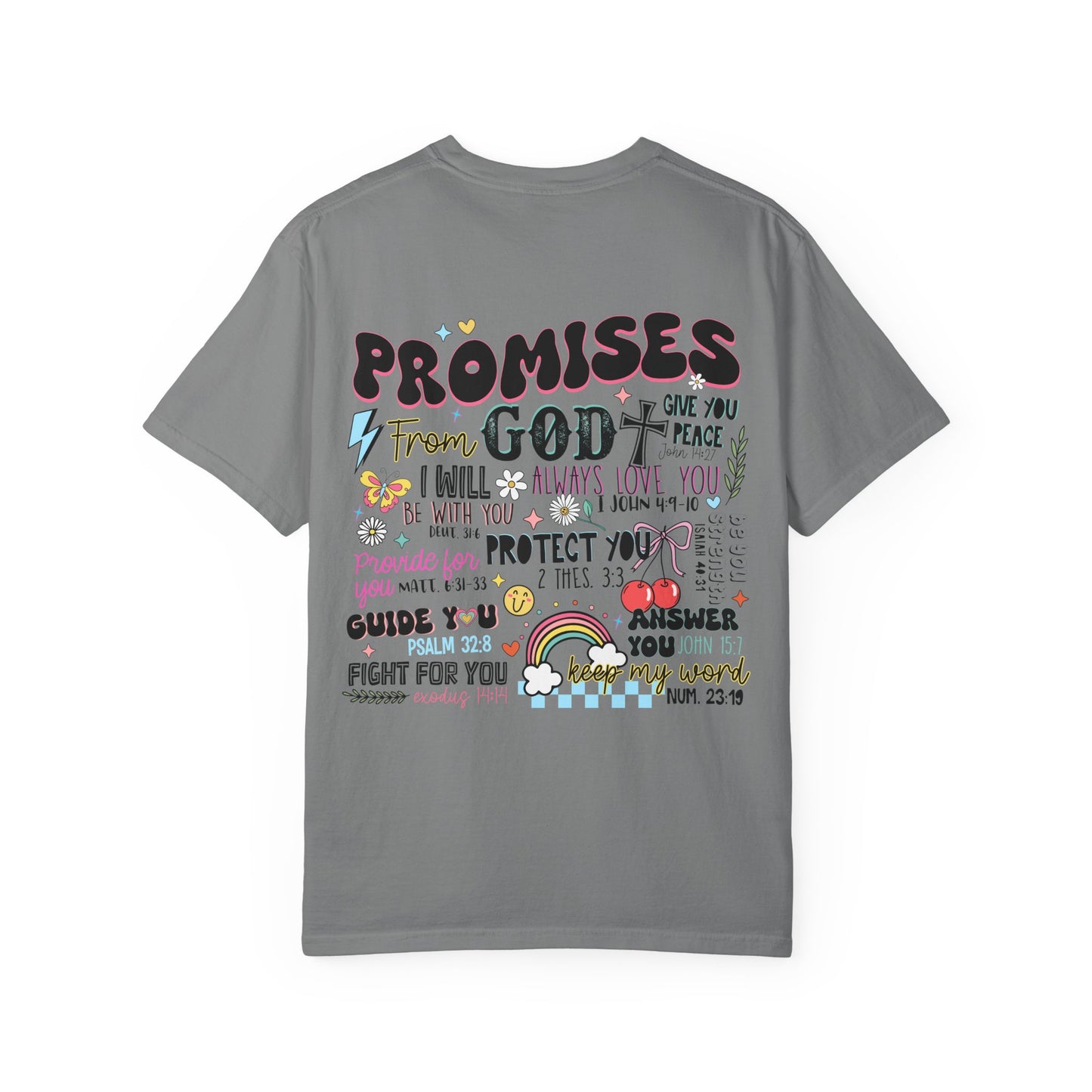 ☀️ Promises of God Tee Beach Hippie Coffee x Comfort Colors 1717