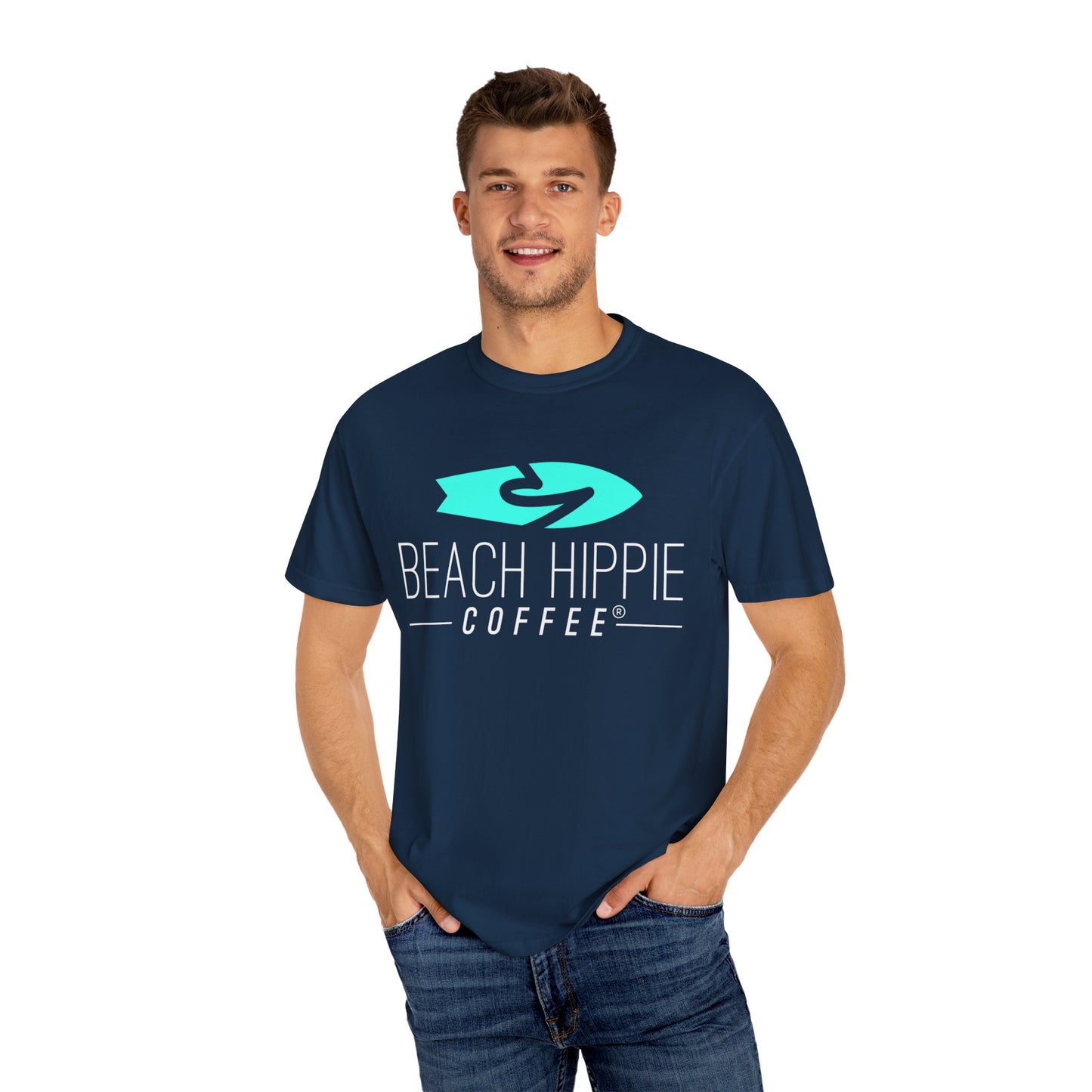 Surf-Inspired Unisex Garment-Dyed T-Shirt, Casual Shirt for Beach Lovers, Gift for Surfers, Summer Vibe Tee, Trendy Outdoor Apparel
