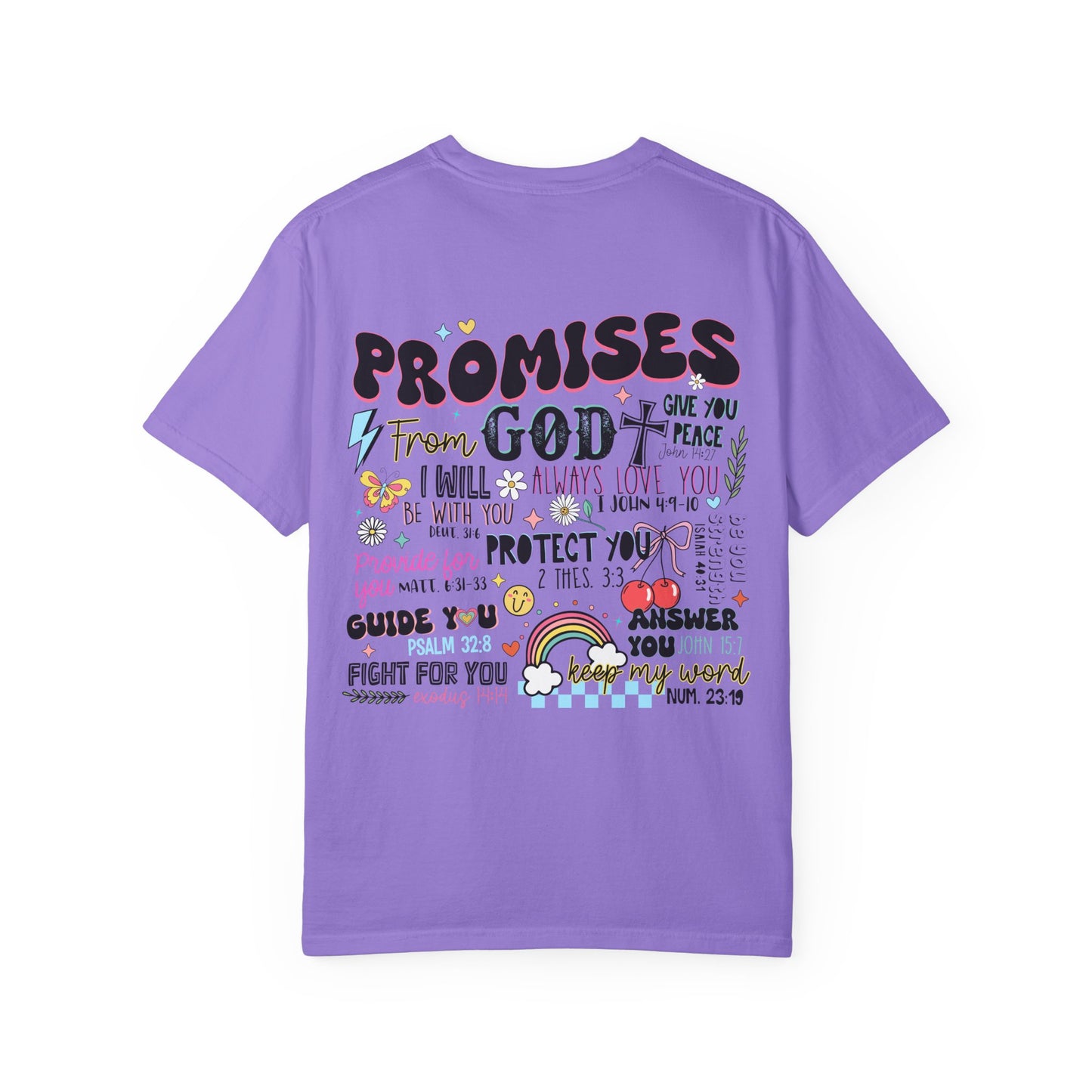 ☀️ Promises of God Tee Beach Hippie Coffee x Comfort Colors 1717