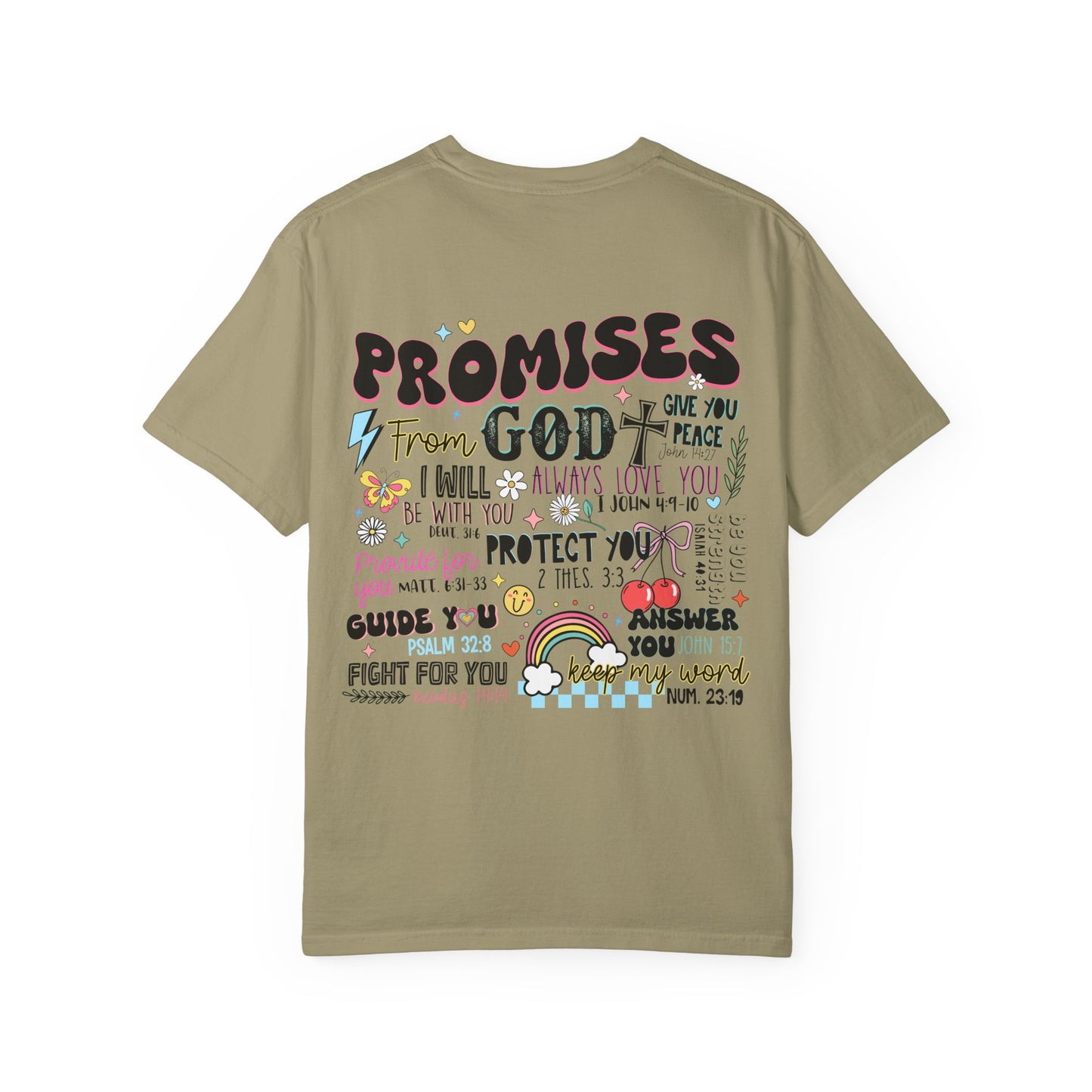 ☀️ Promises of God Tee Beach Hippie Coffee x Comfort Colors 1717