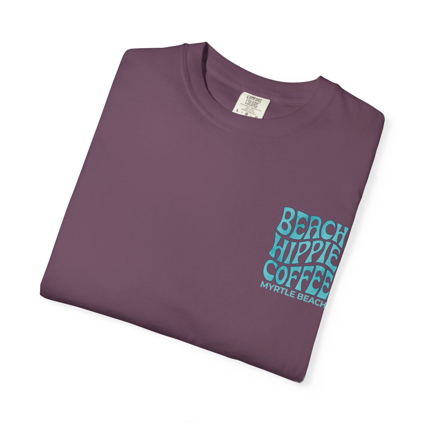 Beach Hippie Coffee Faith Can Move Mountains Tee