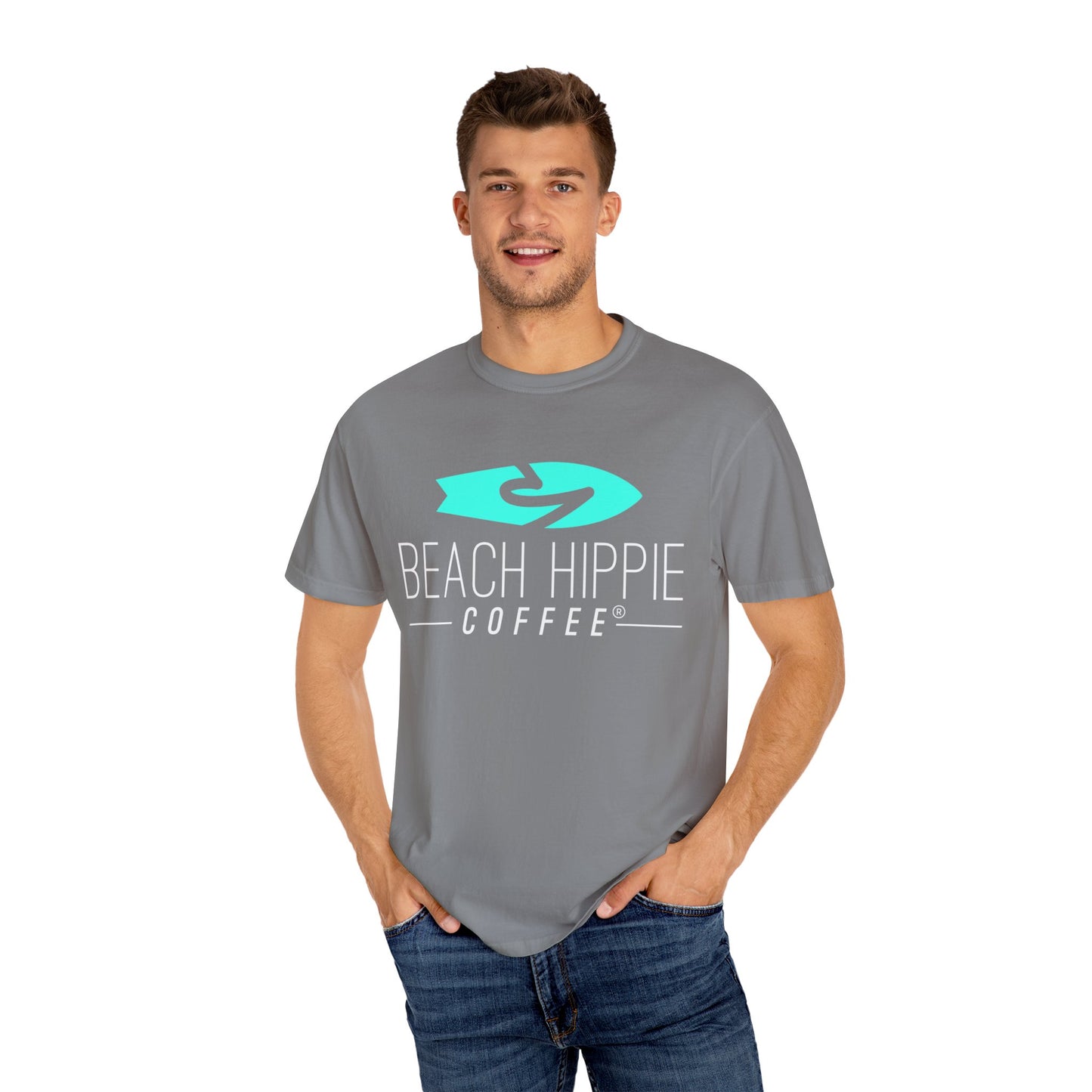 Surf-Inspired Unisex Garment-Dyed T-Shirt, Casual Shirt for Beach Lovers, Gift for Surfers, Summer Vibe Tee, Trendy Outdoor Apparel