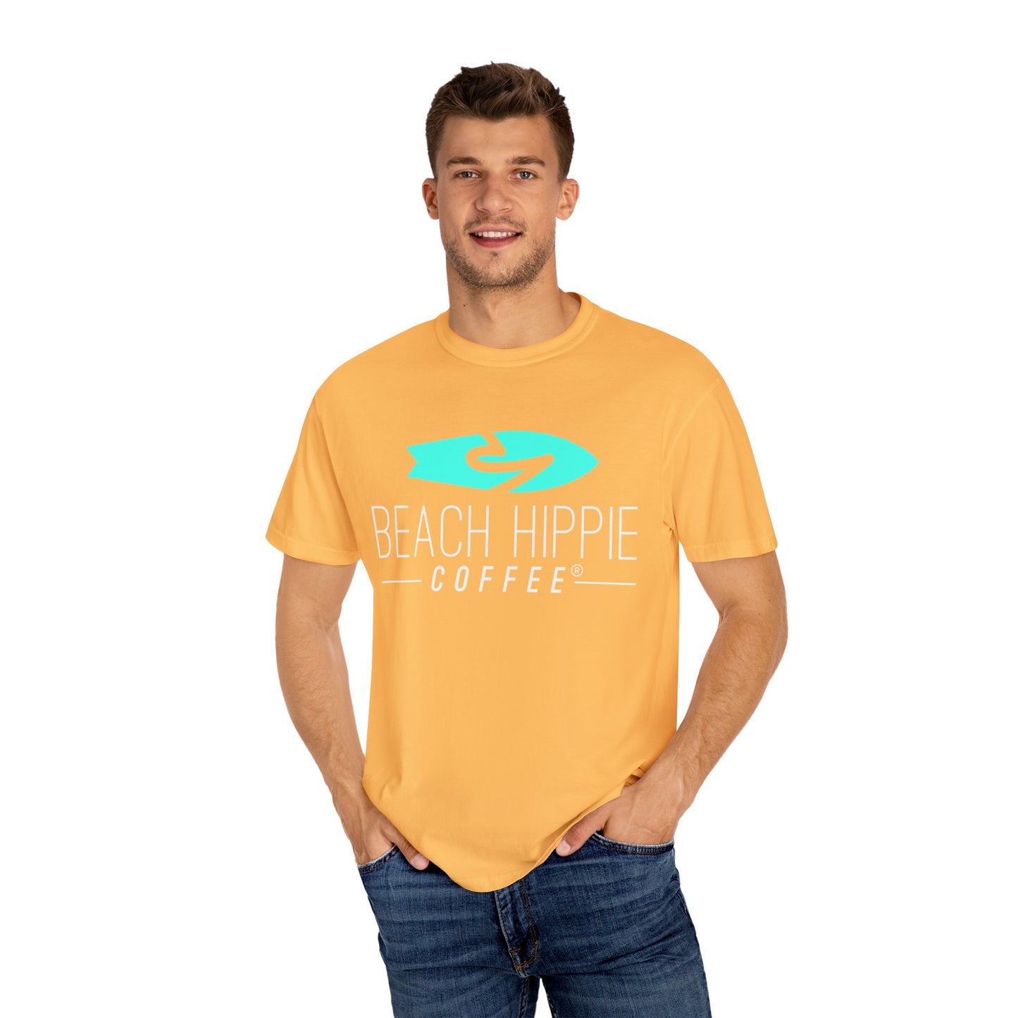 Surf-Inspired Unisex Garment-Dyed T-Shirt, Casual Shirt for Beach Lovers, Gift for Surfers, Summer Vibe Tee, Trendy Outdoor Apparel