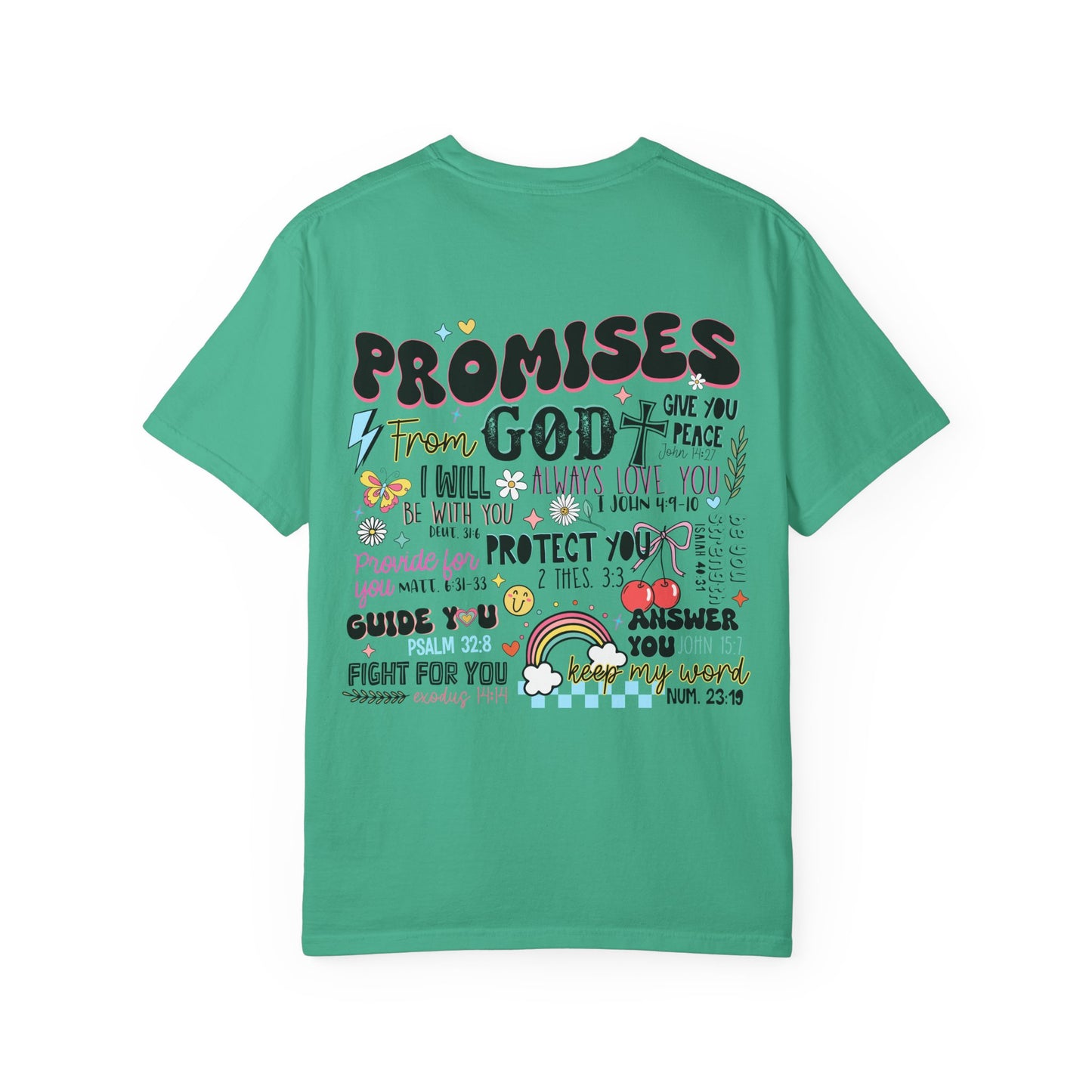 ☀️ Promises of God Tee Beach Hippie Coffee x Comfort Colors 1717