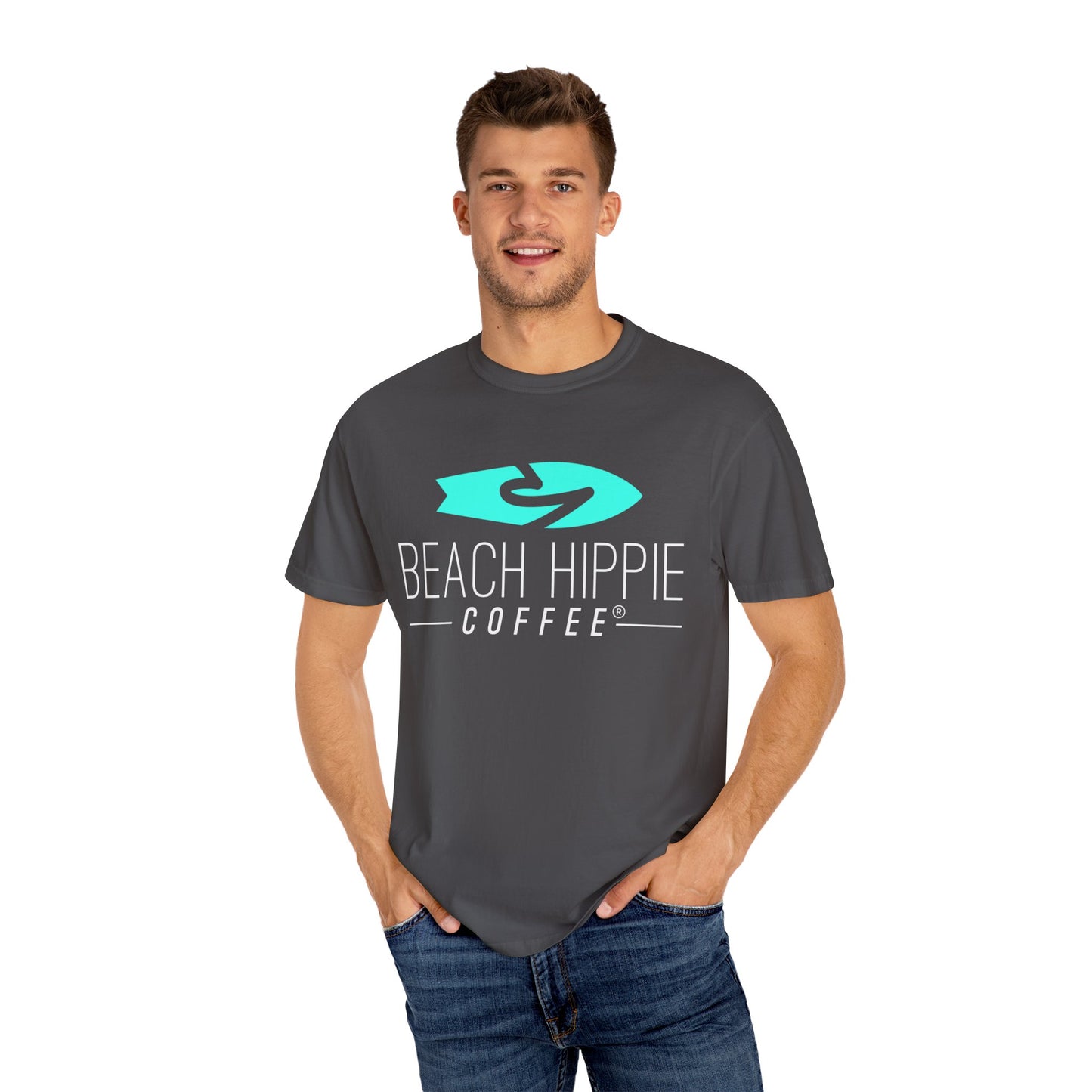 Surf-Inspired Unisex Garment-Dyed T-Shirt, Casual Shirt for Beach Lovers, Gift for Surfers, Summer Vibe Tee, Trendy Outdoor Apparel