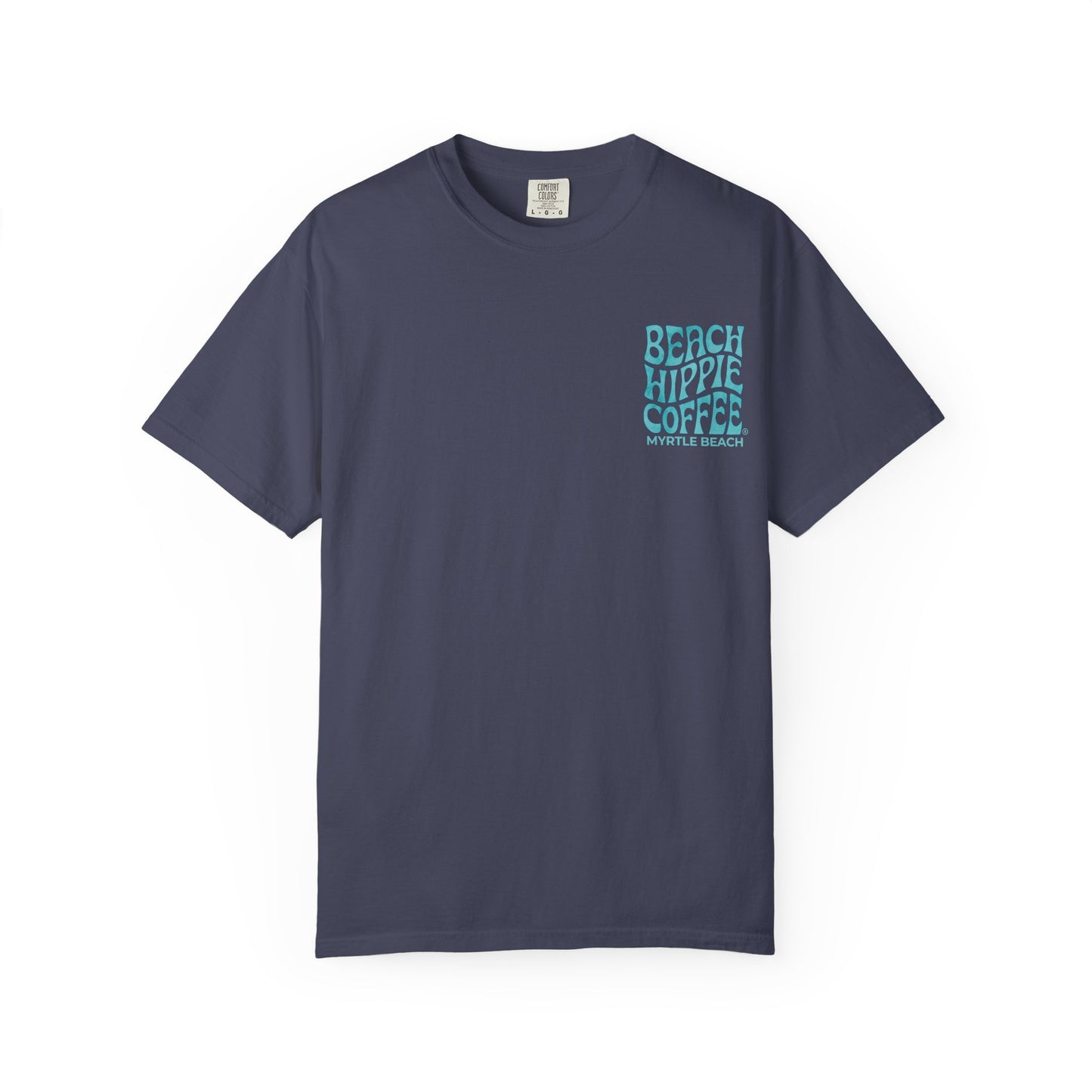Beach Hippie Coffee Faith Can Move Mountains Tee