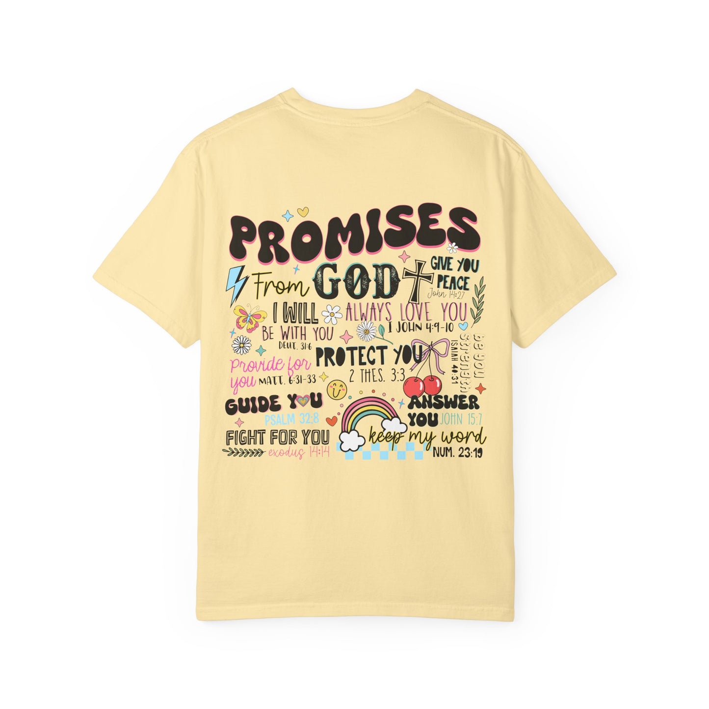 ☀️ Promises of God Tee Beach Hippie Coffee x Comfort Colors 1717