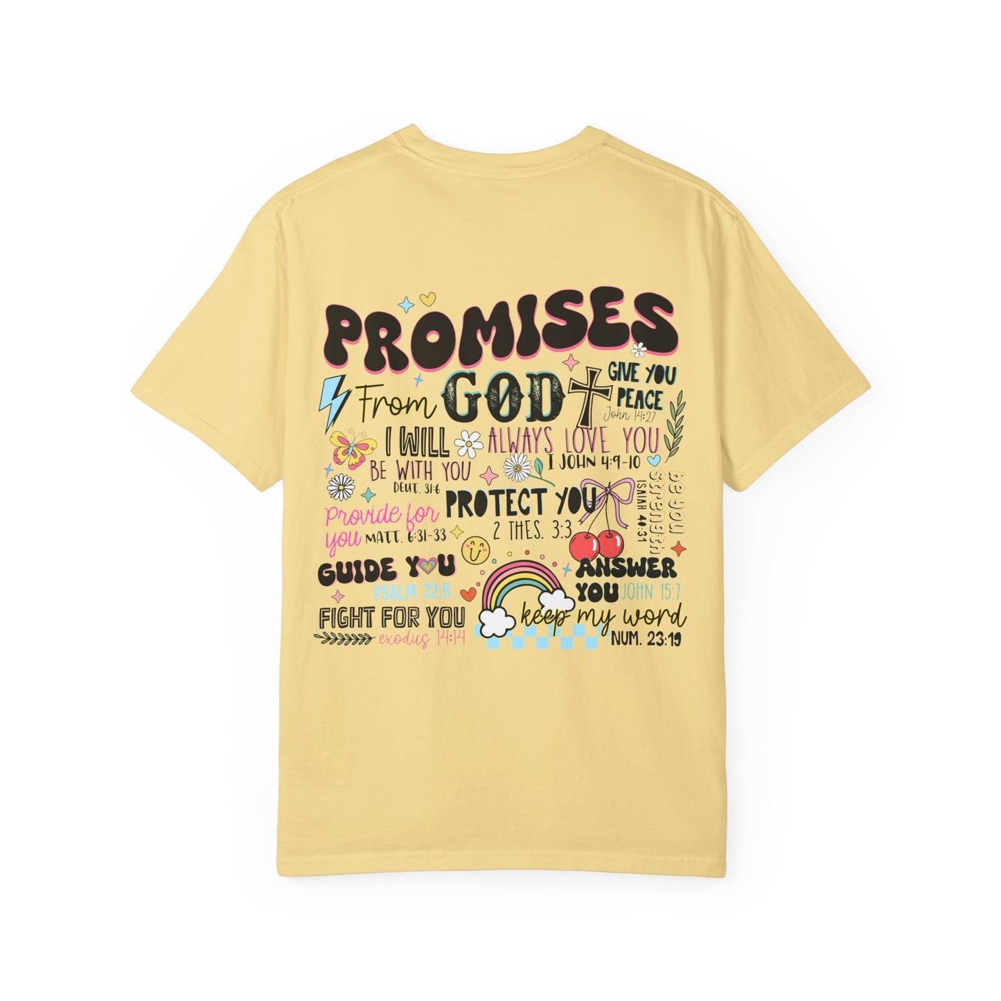 ☀️ Promises of God Tee Beach Hippie Coffee x Comfort Colors 1717