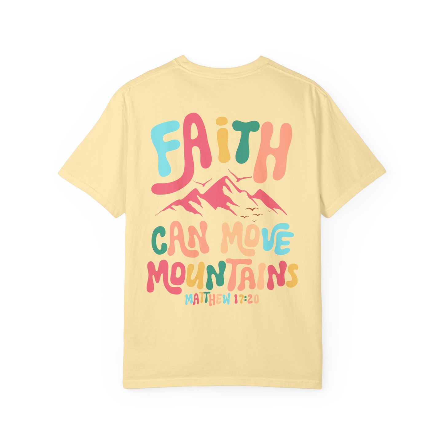 Beach Hippie Coffee Faith Can Move Mountains Tee