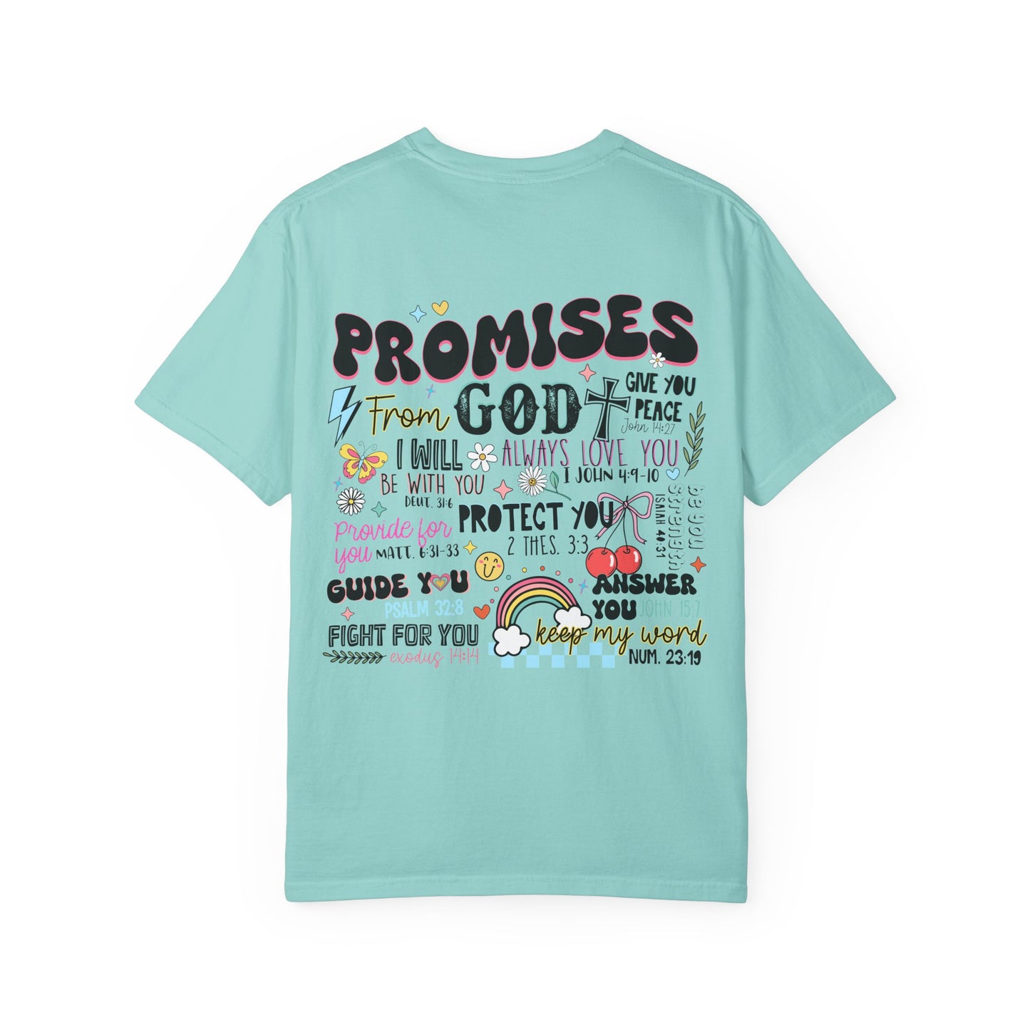 ☀️ Promises of God Tee Beach Hippie Coffee x Comfort Colors 1717