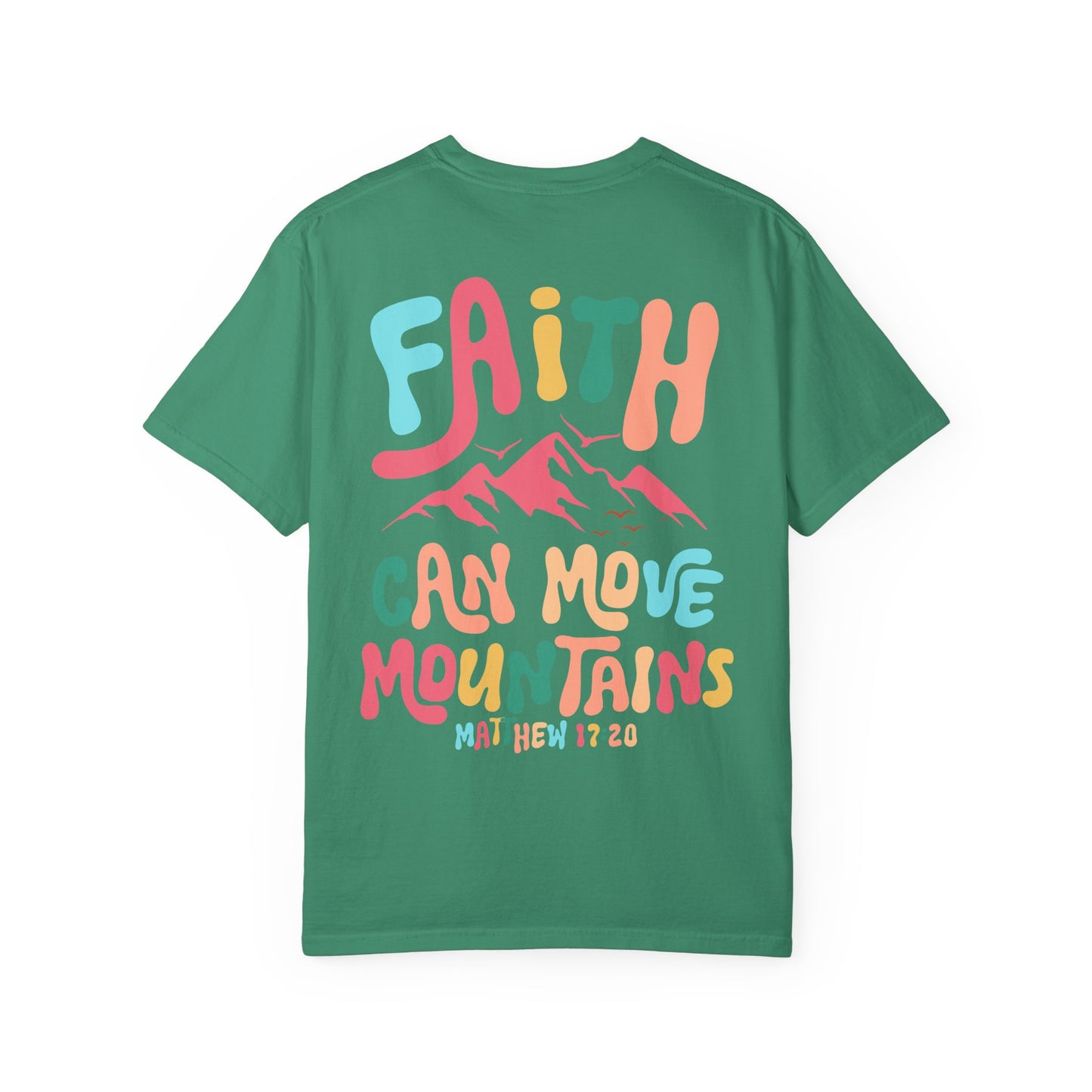 Beach Hippie Coffee Faith Can Move Mountains Tee
