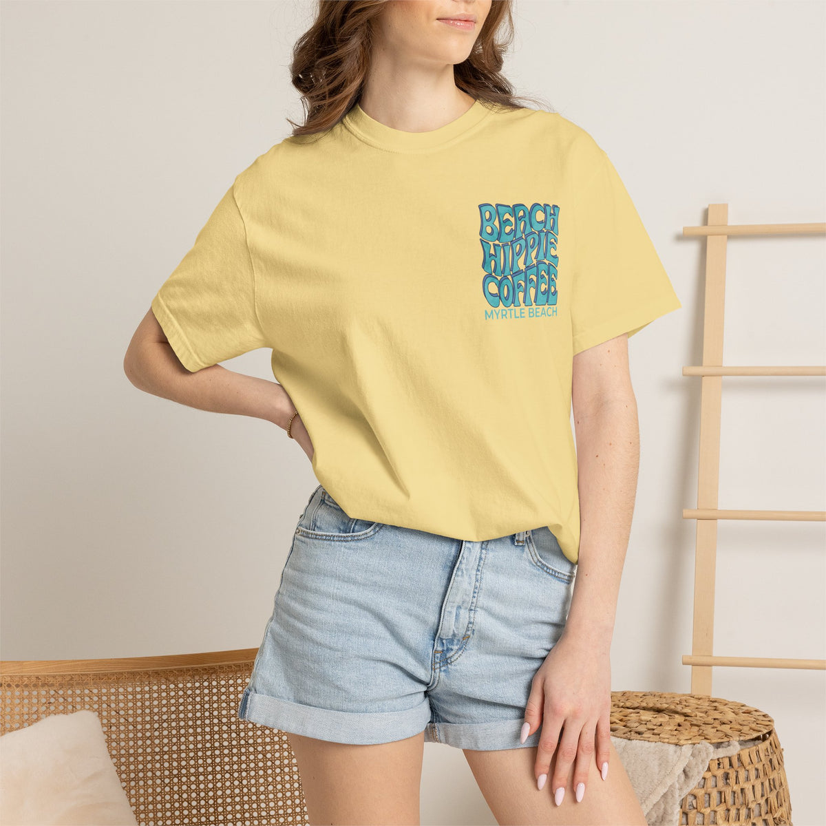 Unisex Beach Coffee & Dog Lovers T-Shirt - Life is Greater with Unconditional Love