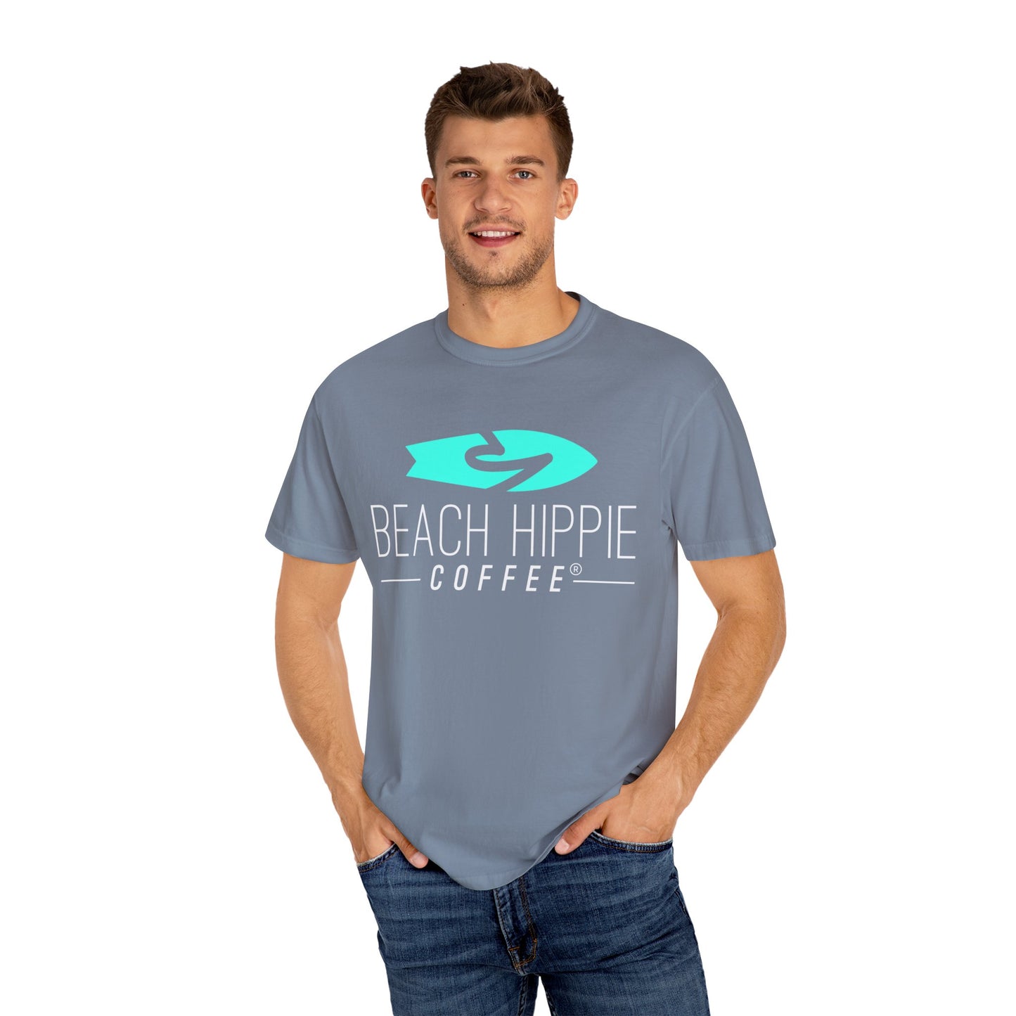 Surf-Inspired Unisex Garment-Dyed T-Shirt, Casual Shirt for Beach Lovers, Gift for Surfers, Summer Vibe Tee, Trendy Outdoor Apparel