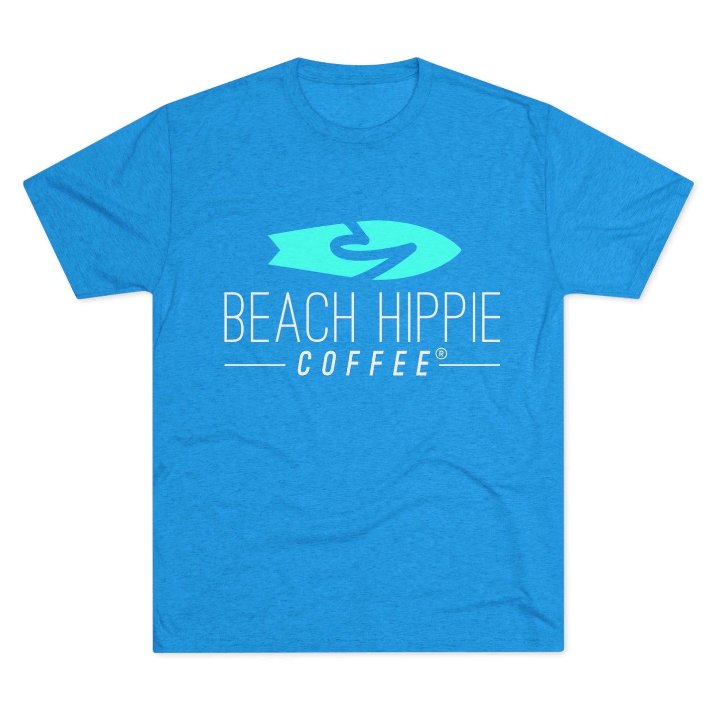 Beach Hippie Coffee Unisex Crew Tee - VW T-Shirt for Beach Lovers
