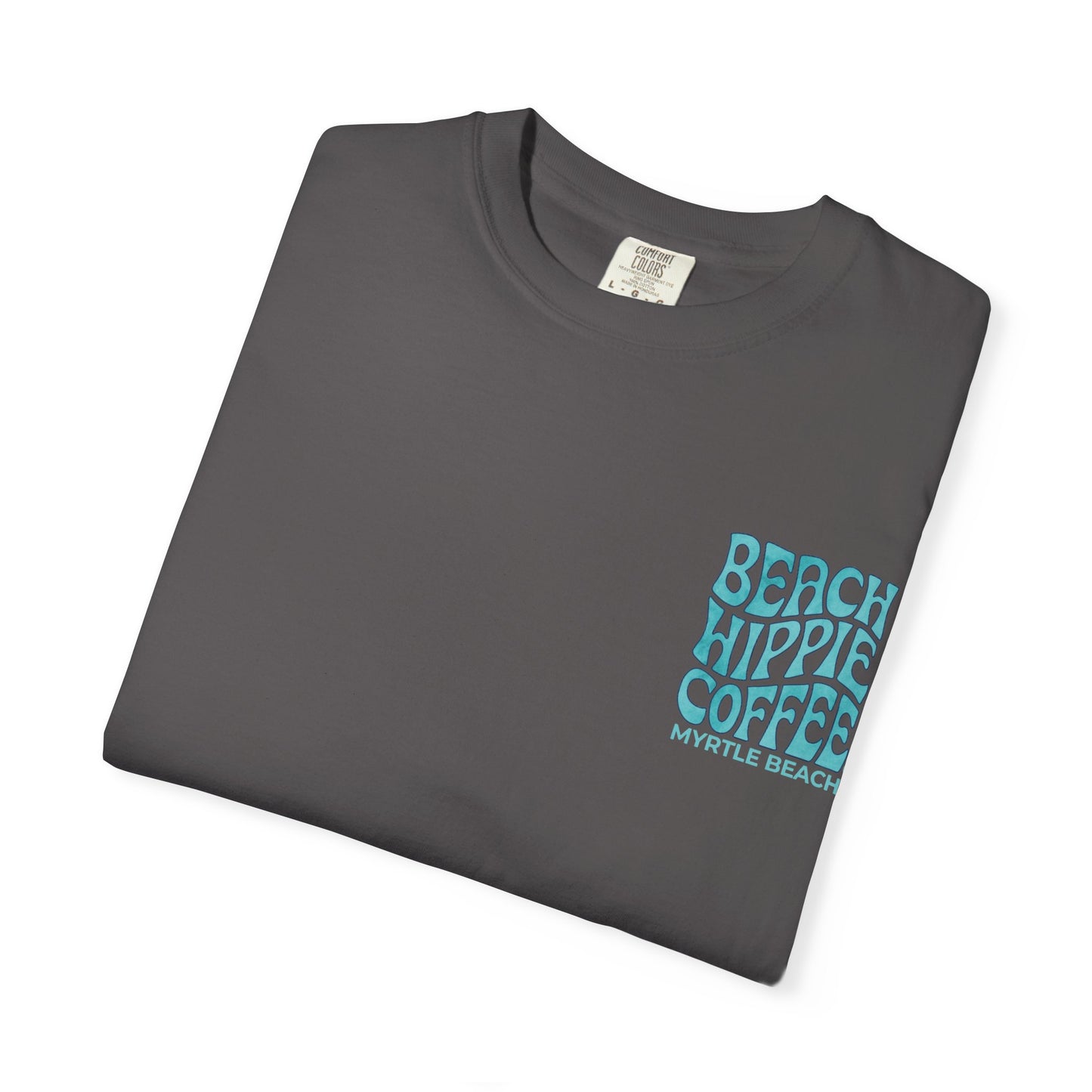 Beach Hippie Coffee Faith Can Move Mountains Tee