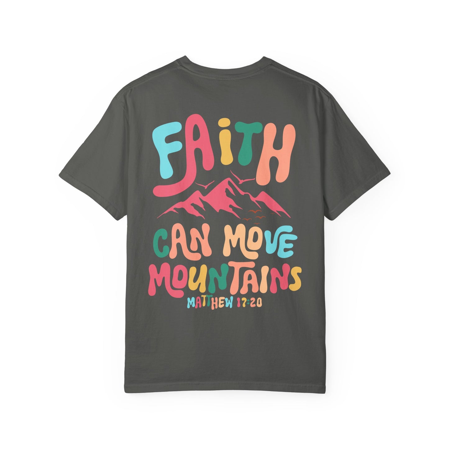 Beach Hippie Coffee Faith Can Move Mountains Tee