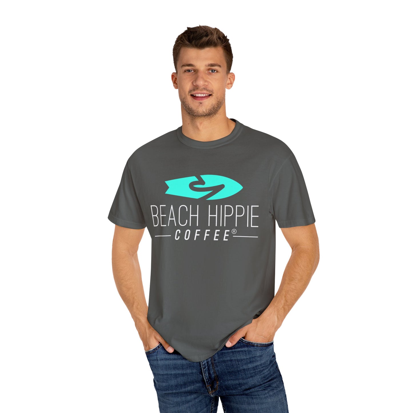 Surf-Inspired Unisex Garment-Dyed T-Shirt, Casual Shirt for Beach Lovers, Gift for Surfers, Summer Vibe Tee, Trendy Outdoor Apparel