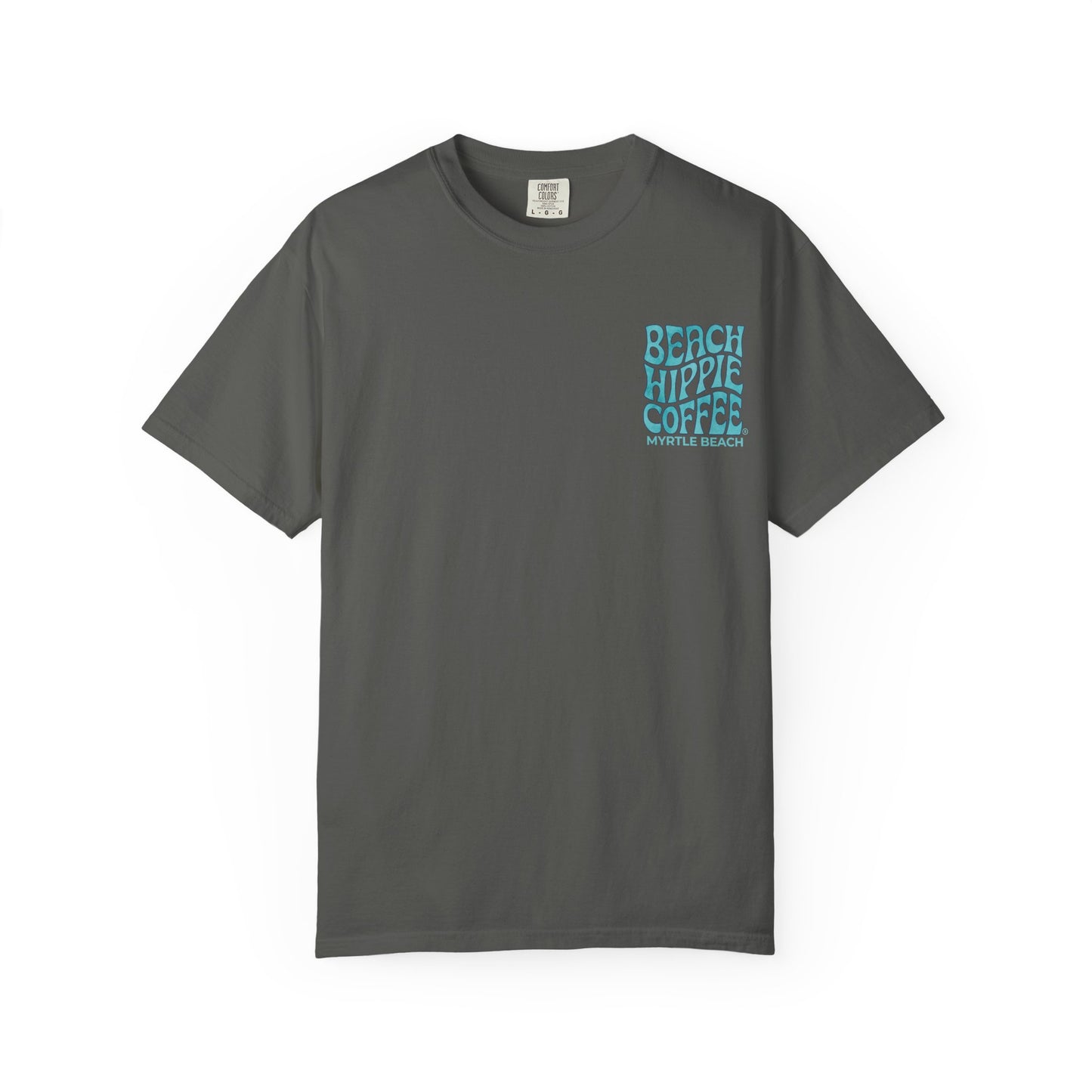 Beach Hippie Coffee Faith Can Move Mountains Tee