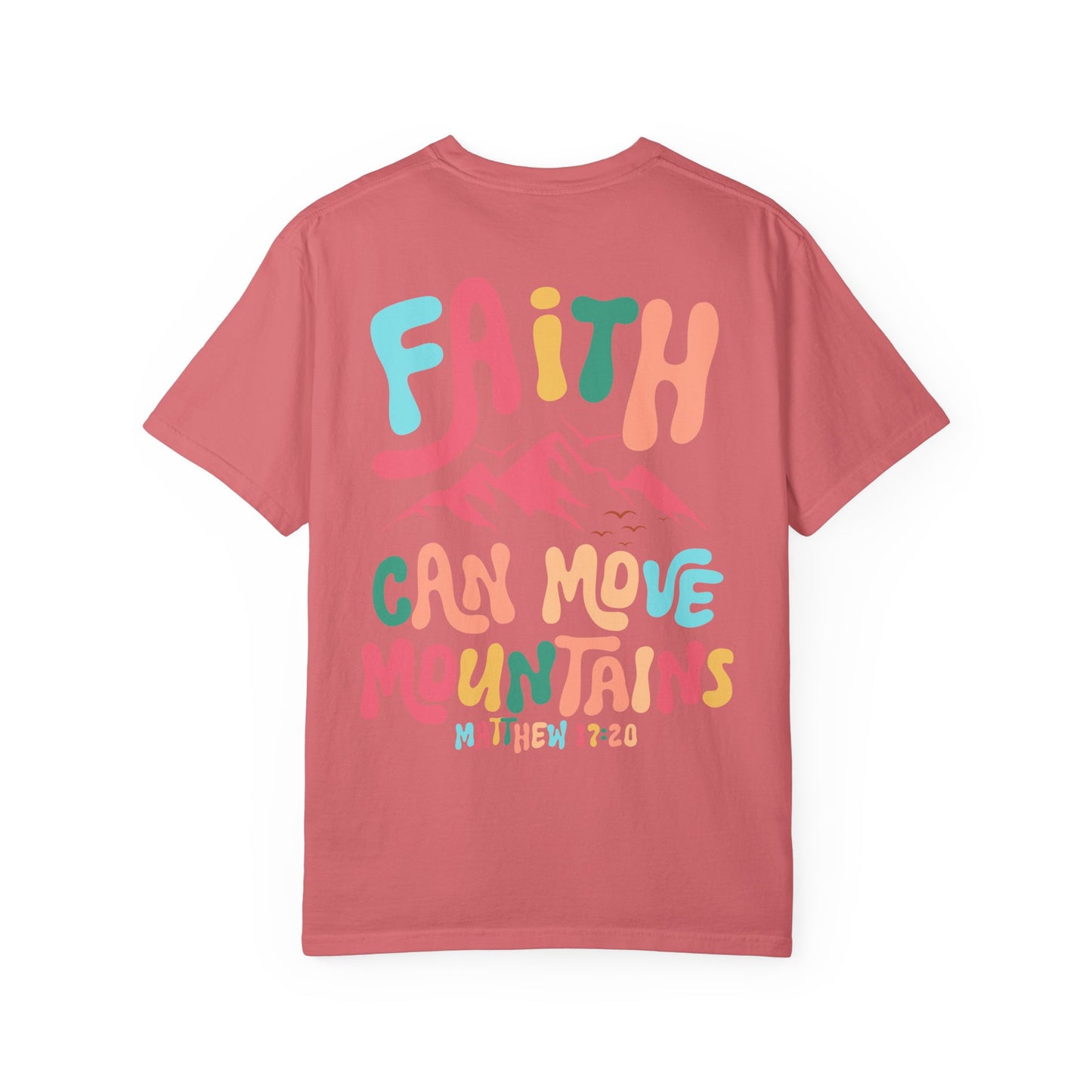 Beach Hippie Coffee Faith Can Move Mountains Tee