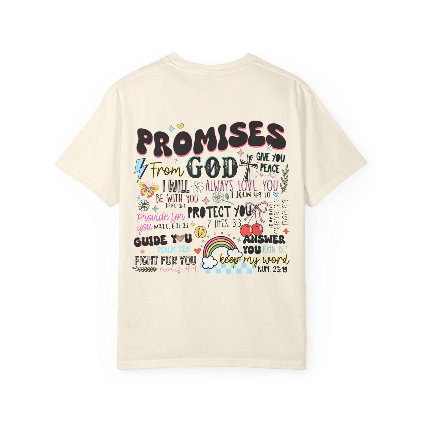 ☀️ Promises of God Tee Beach Hippie Coffee x Comfort Colors 1717