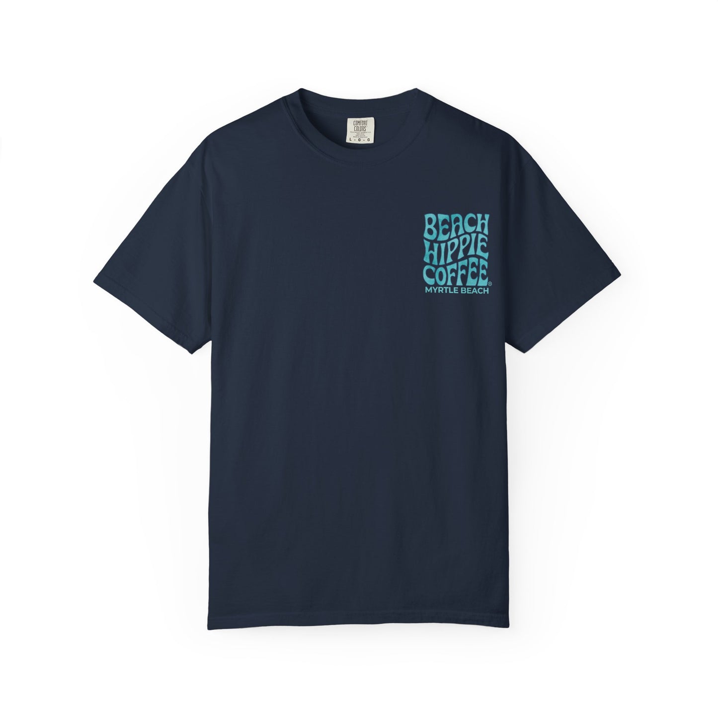 Beach Hippie Coffee Faith Can Move Mountains Tee