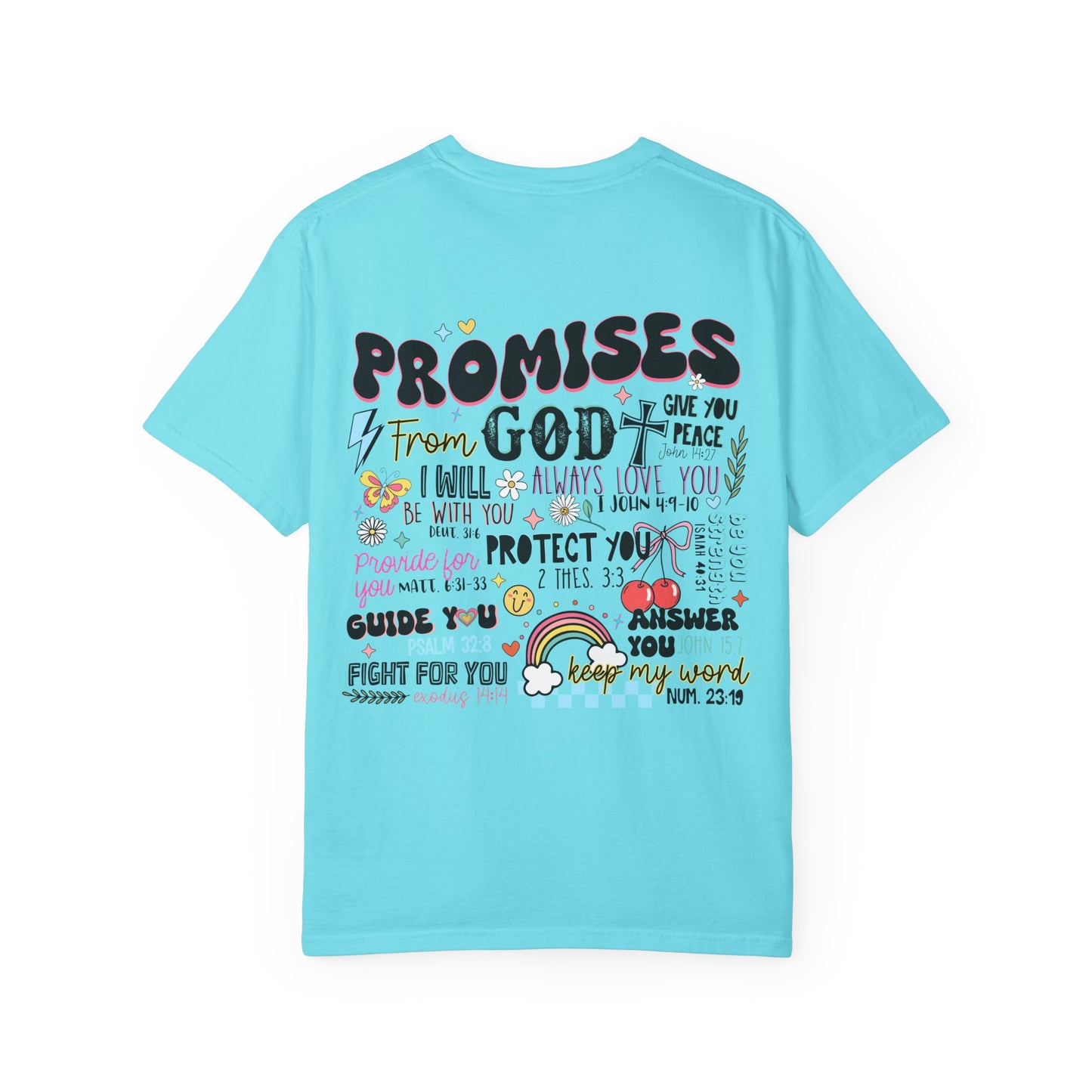 ☀️ Promises of God Tee Beach Hippie Coffee x Comfort Colors 1717