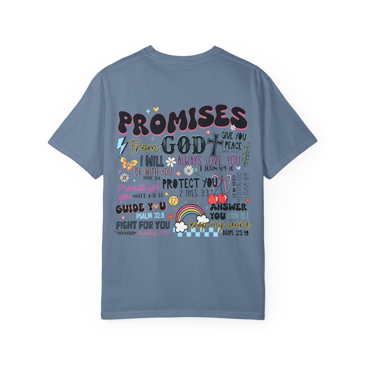☀️ Promises of God Tee Beach Hippie Coffee x Comfort Colors 1717