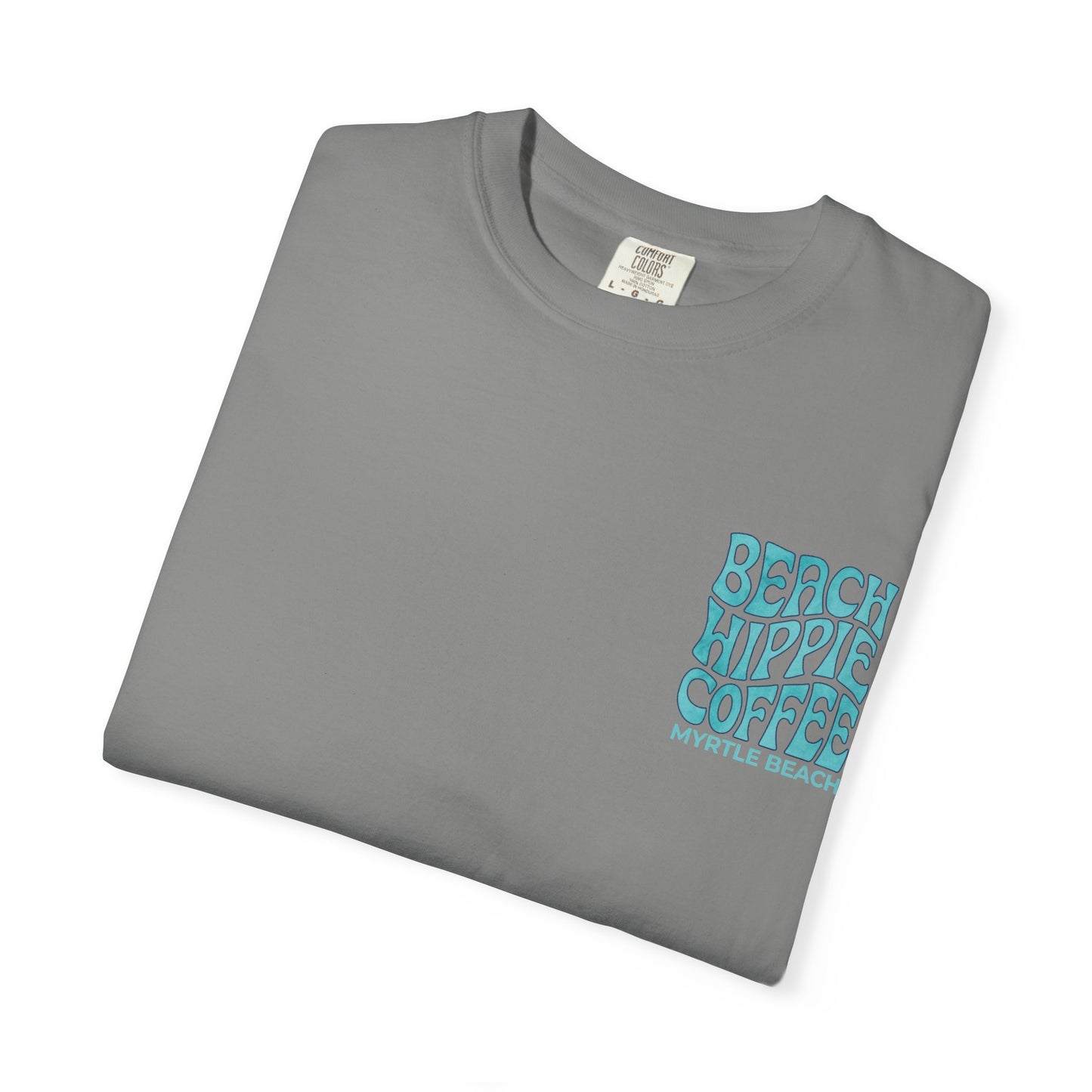 Beach Hippie Coffee Faith Can Move Mountains Tee