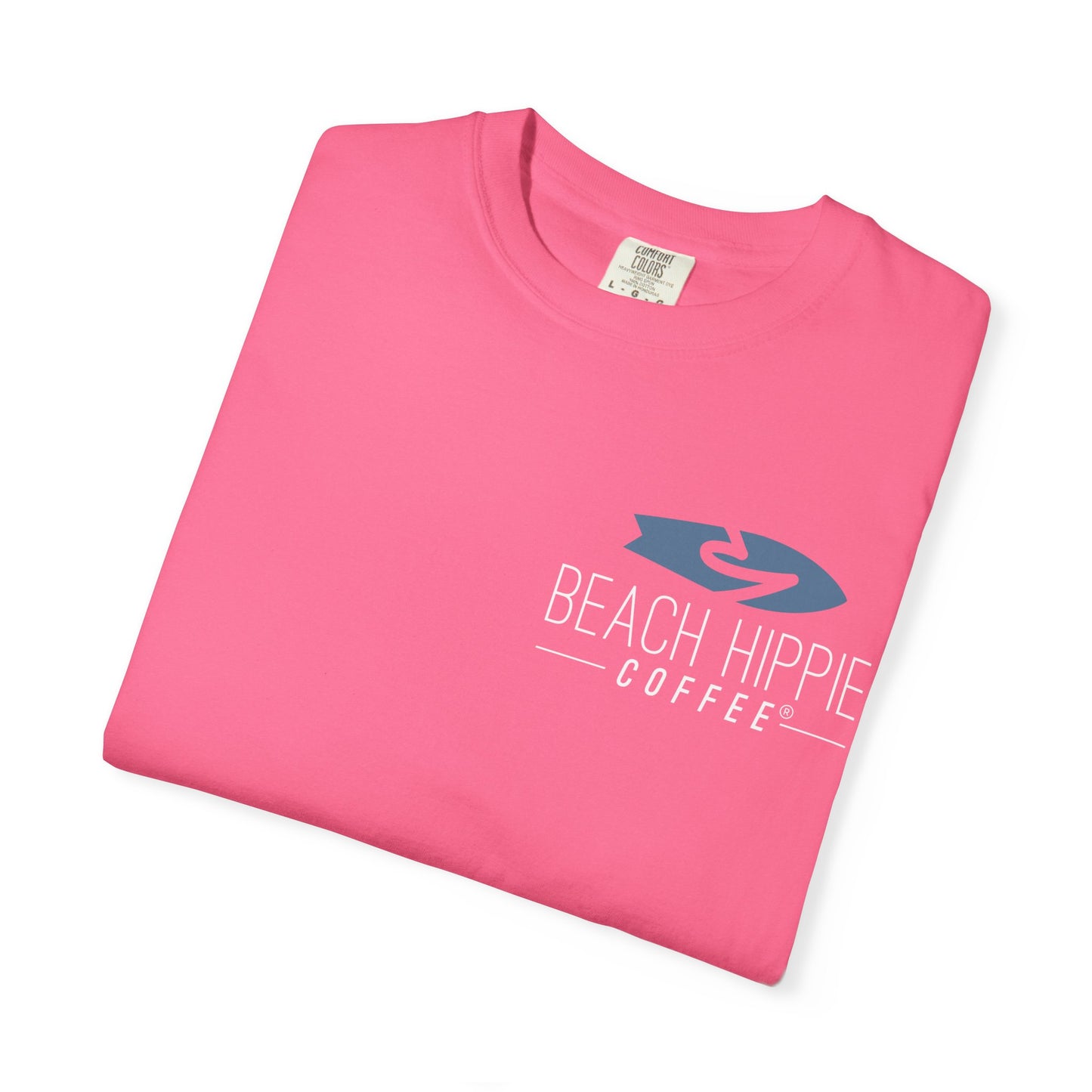 Beach Hippie T-Shirt — 'Beach Hippie Coffee' Vintage VW Van Myrtle Beach Tee