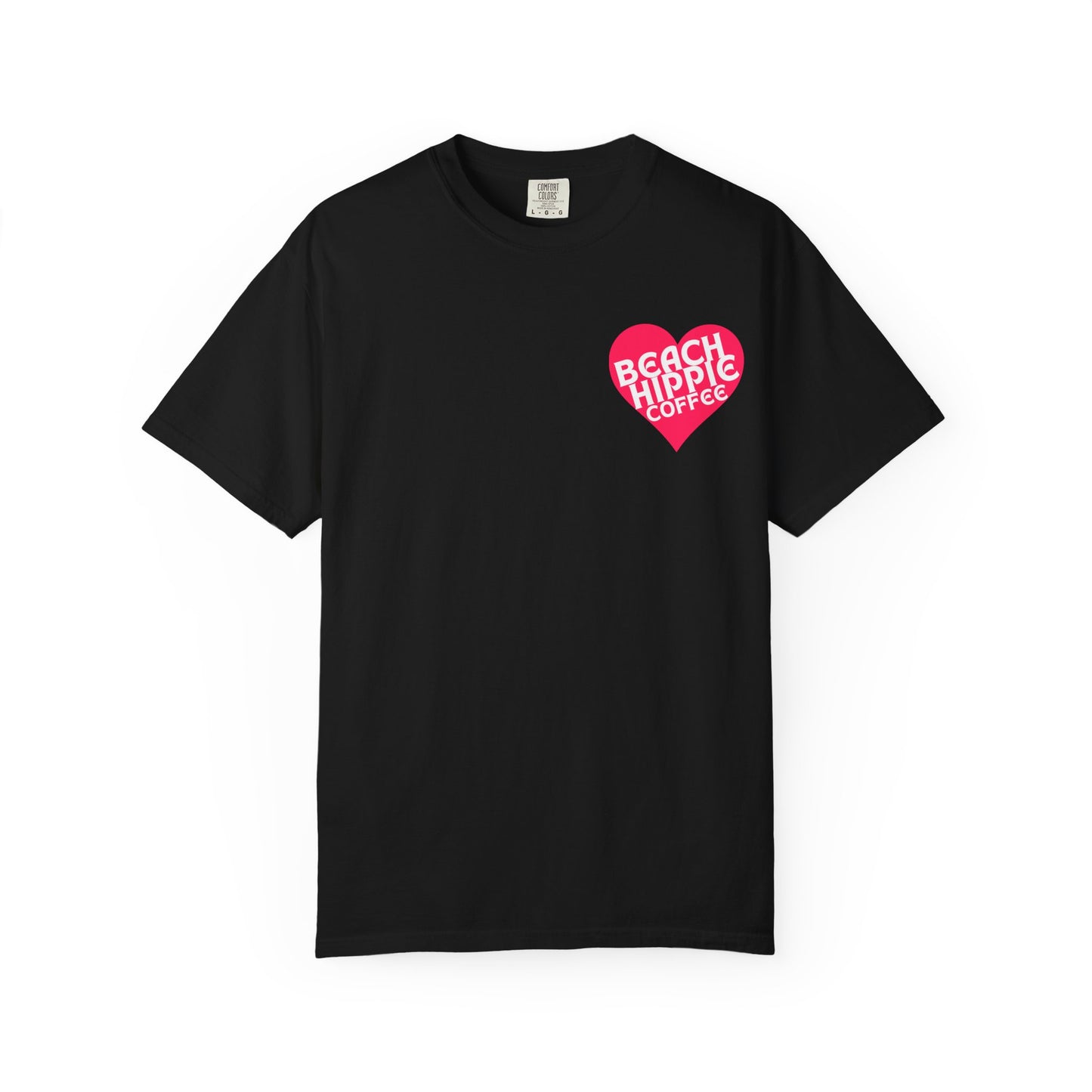 Beach Hippie Coffee T-Shirt - I Am Enough Graphic Tee