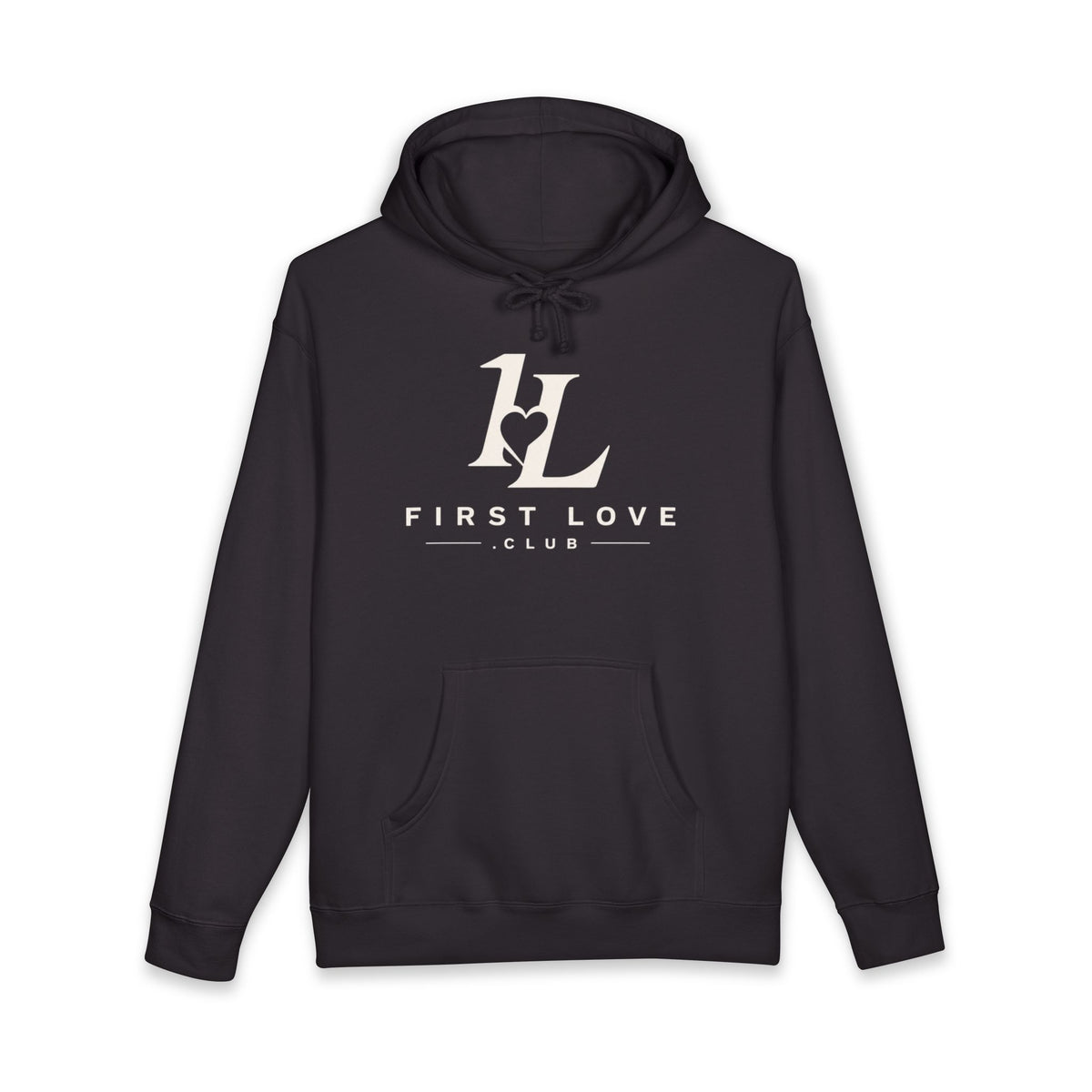 First Love Club Hoodie — Retro Monogram Pullover