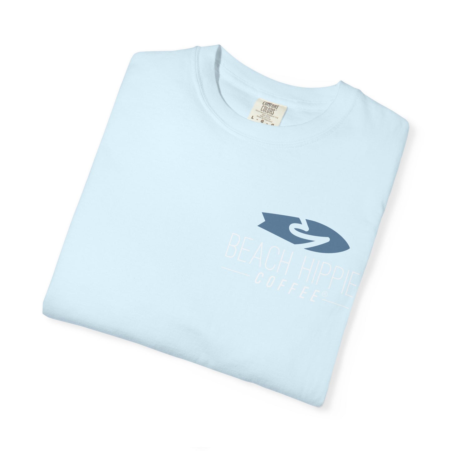 Beach Hippie T-Shirt — 'Beach Hippie Coffee' Vintage VW Van Myrtle Beach Tee
