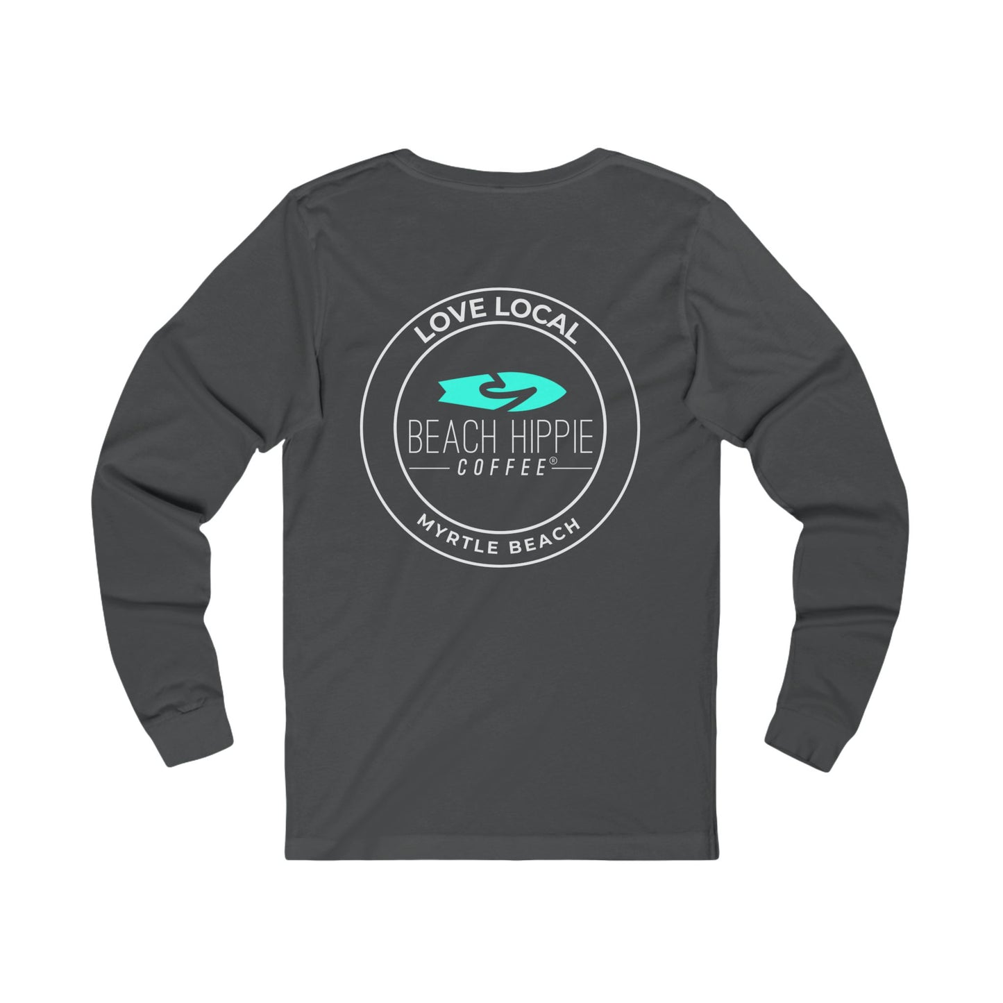 Live Your Best Life with Beach Hippie Coffee- Jersey Long Sleeve Tee