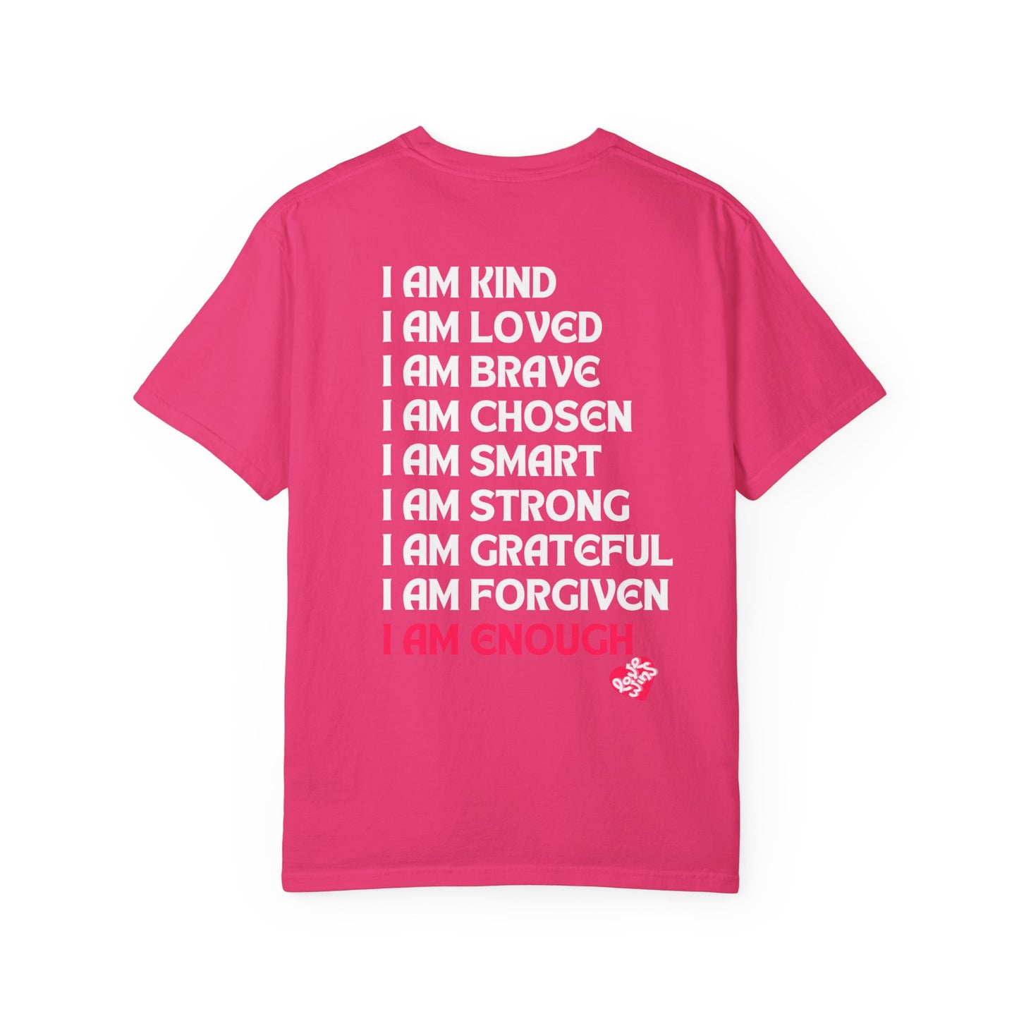 Beach Hippie Coffee T-Shirt - I Am Enough Graphic Tee