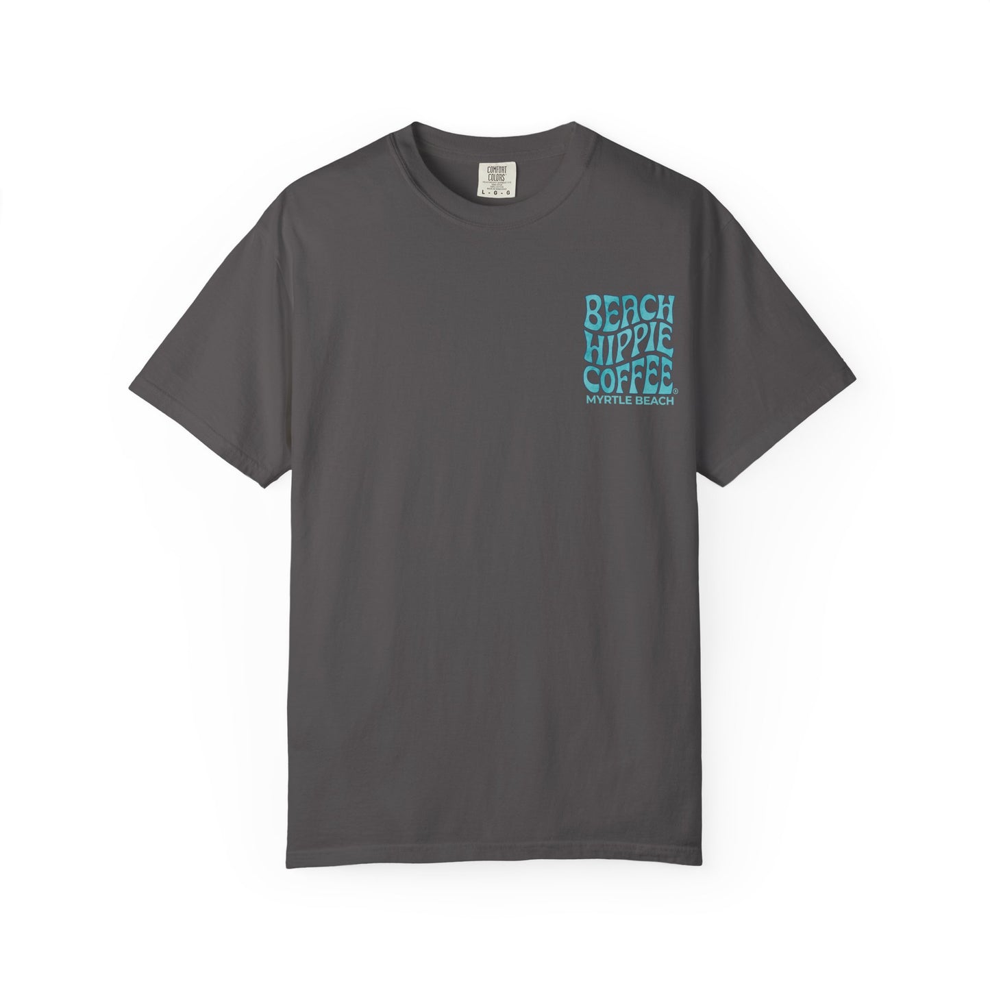 Beach Hippie Coffee Faith Can Move Mountains Tee
