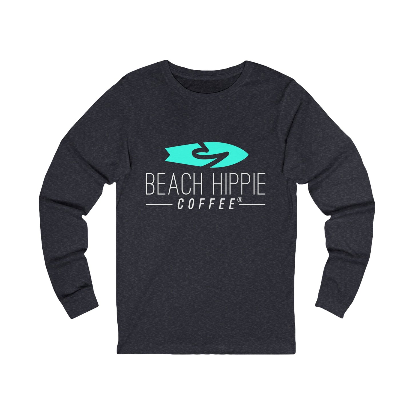 Live Your Best Life with Beach Hippie Coffee- Jersey Long Sleeve Tee