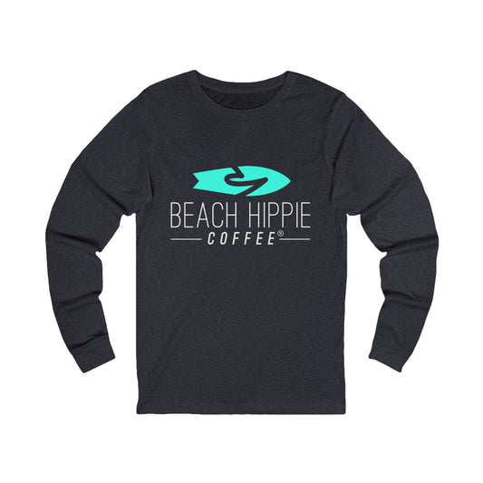 Live Your Best Life with Beach Hippie Coffee- Jersey Long Sleeve Tee