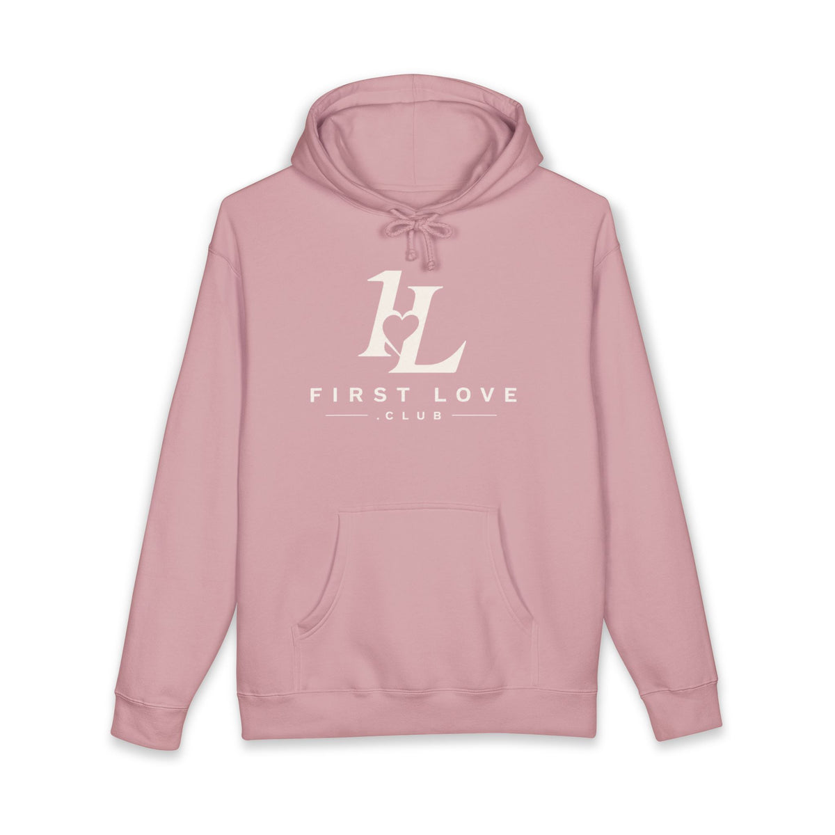 First Love Club Hoodie — Retro Monogram Pullover