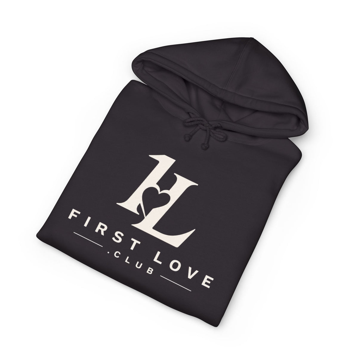 First Love Club Hoodie — Retro Monogram Pullover