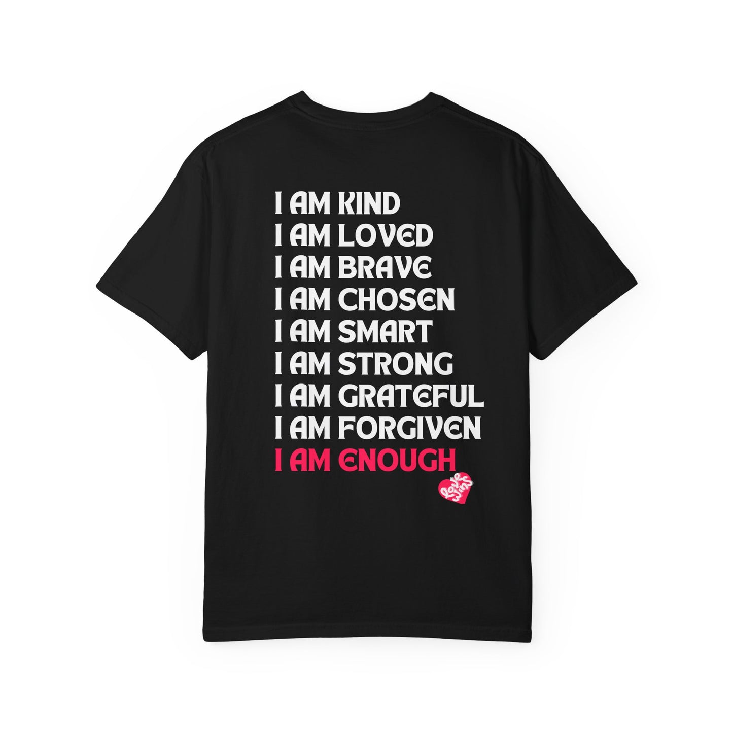 Beach Hippie Coffee T-Shirt - I Am Enough Graphic Tee