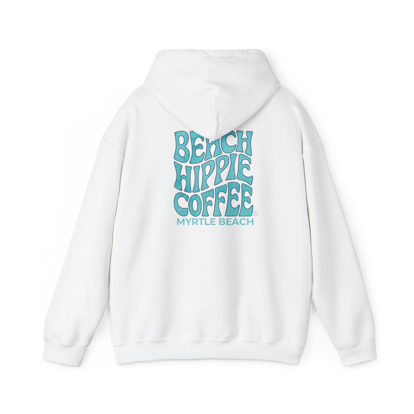 Beach Hippie Coffee Hoodie — "Toasted" Graphic Myrtle Beach Coffee Shop Sweatshirt