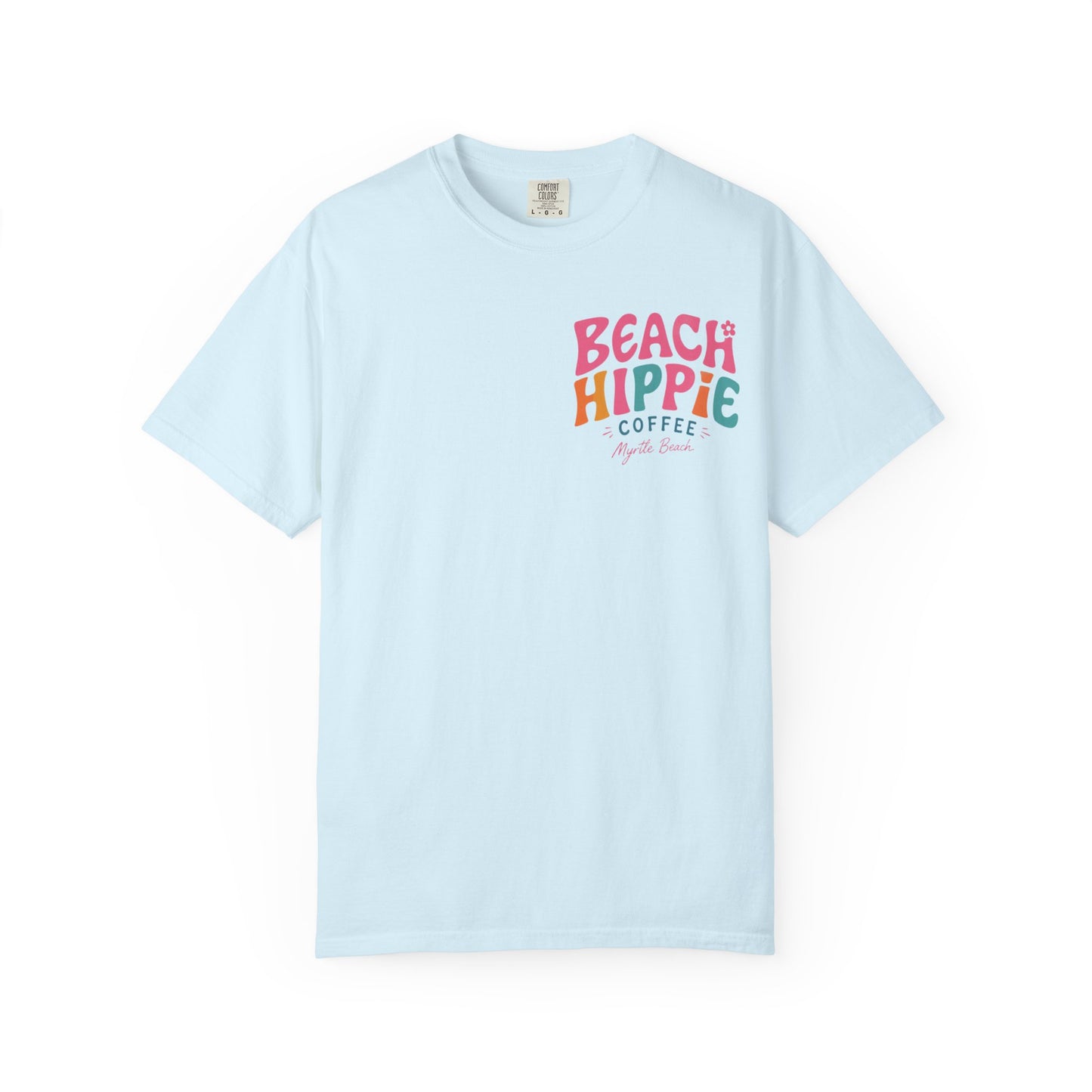 Beach Hippie T-Shirt — 'Beach Hippie Coffee' Vintage Surf Graphic Tee