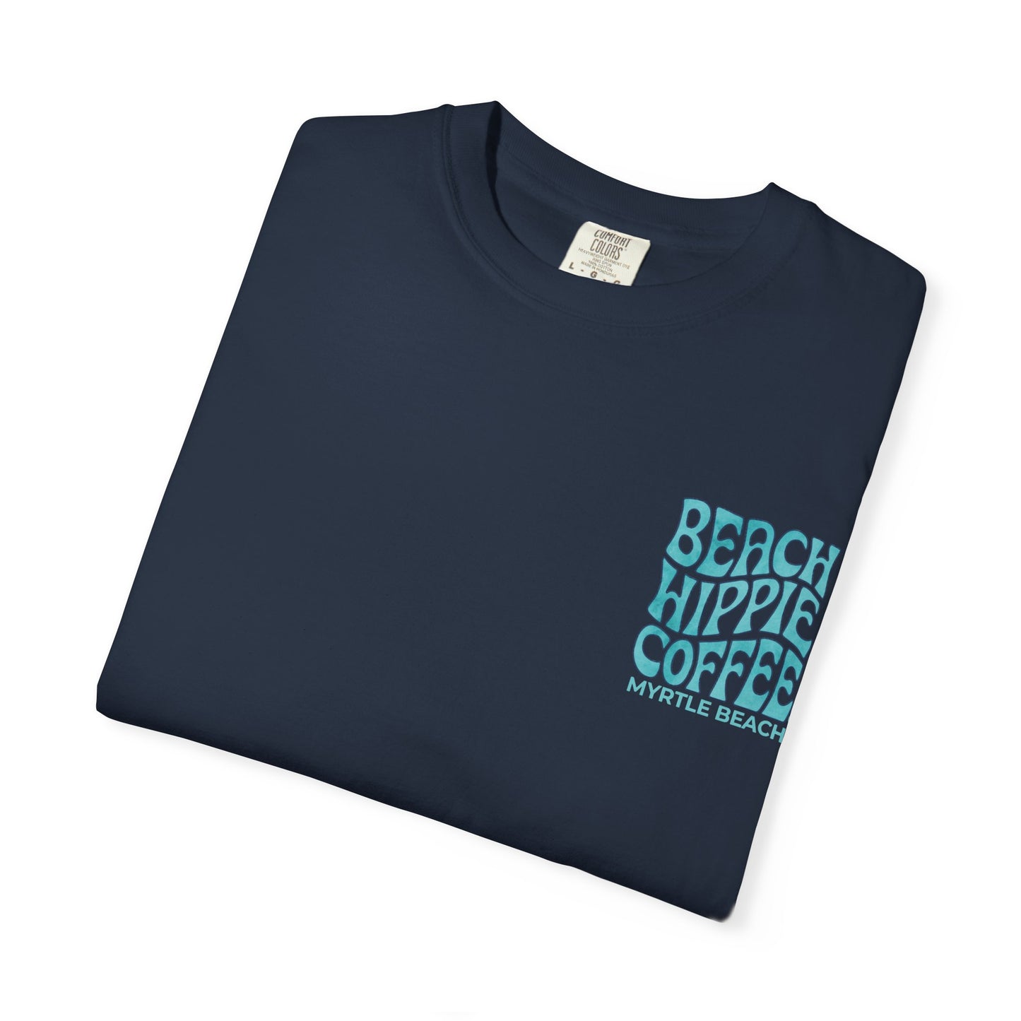 Beach Hippie Coffee Faith Can Move Mountains Tee