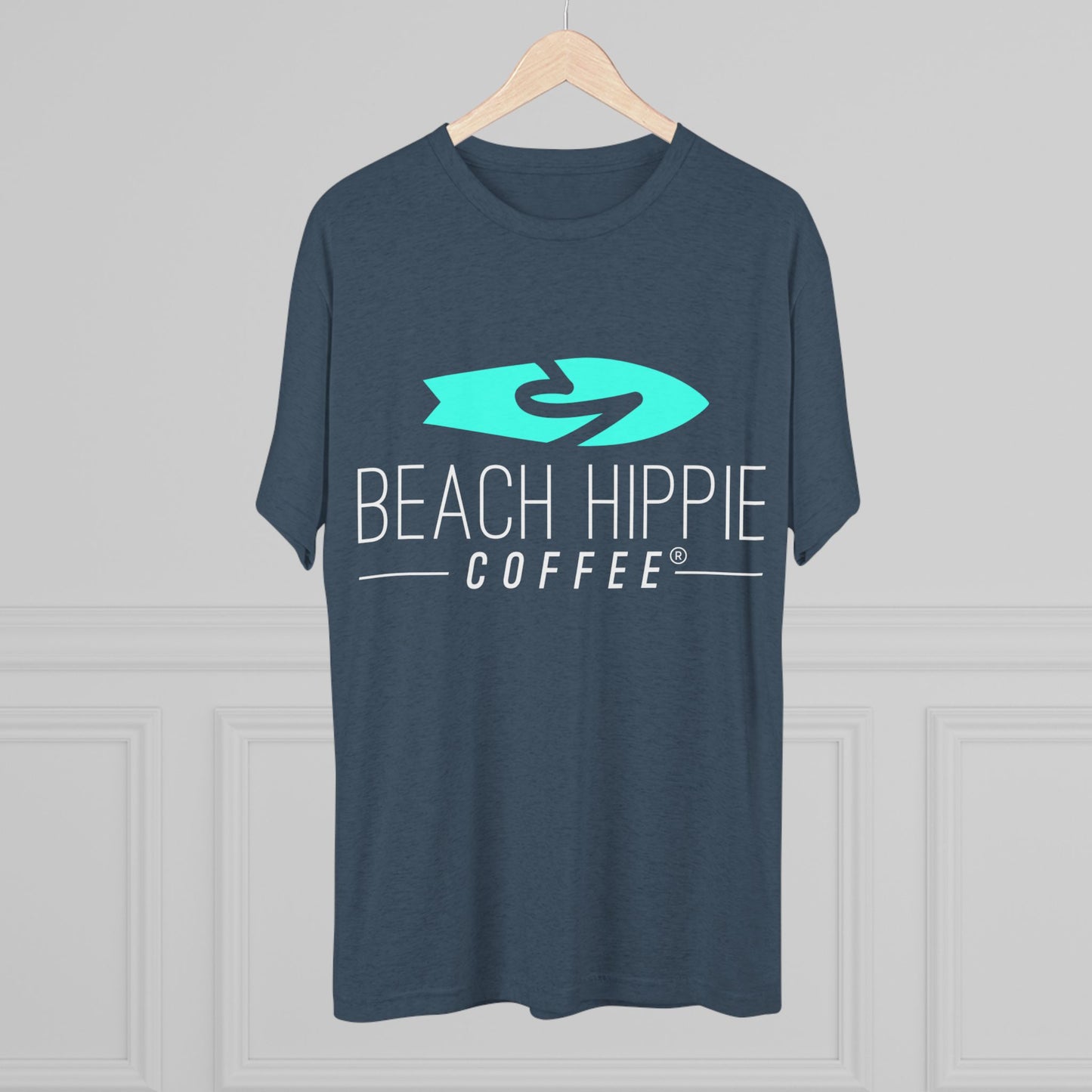 Beach Hippie Coffee Unisex Crew Tee - VW T-Shirt for Beach Lovers