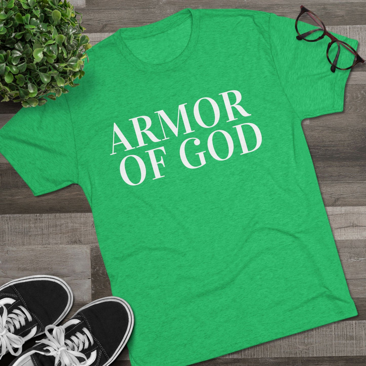 Faith Streetwear Crew Tee — "Remember God Is With You"