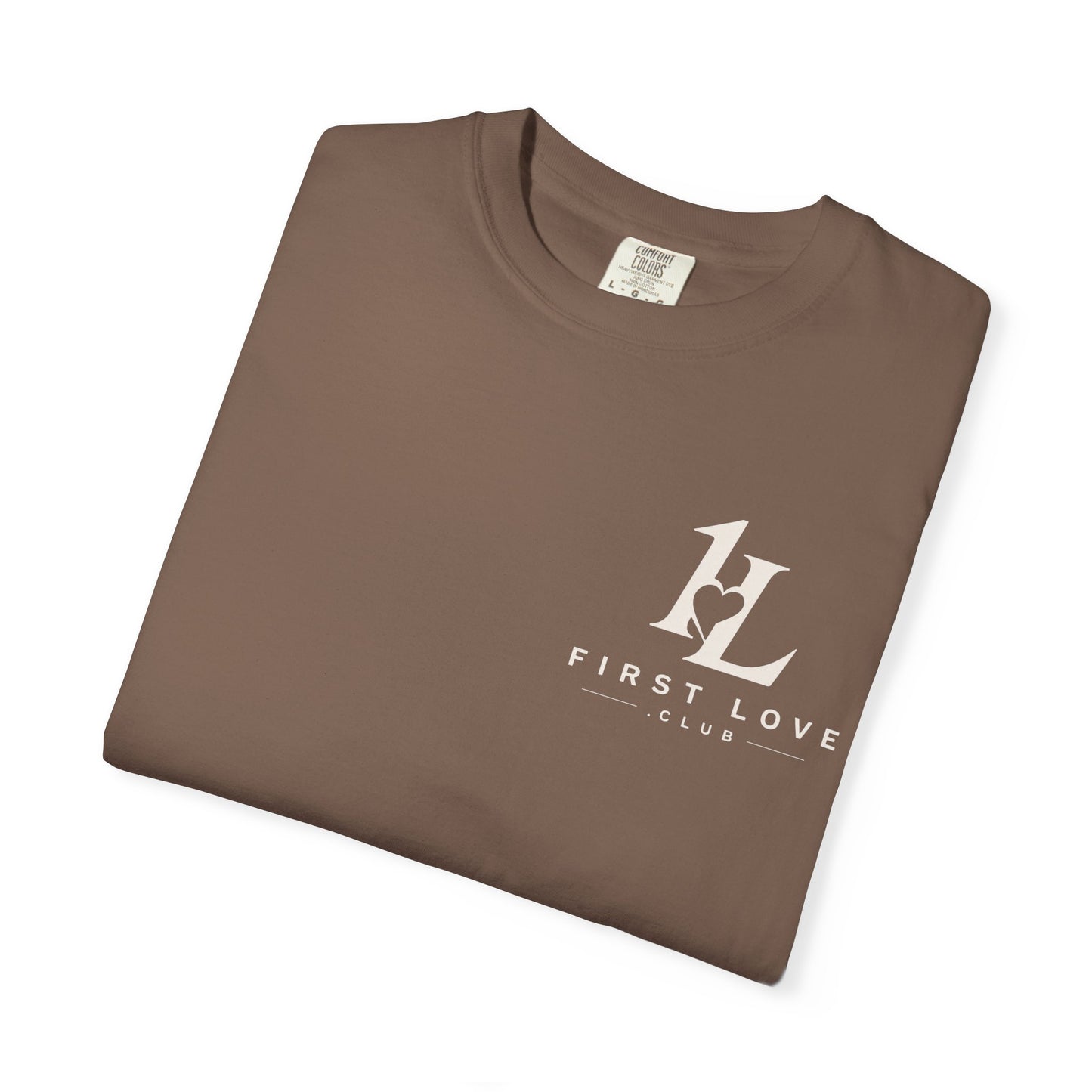 First Love Mountain T-Shirt — "Greater Is He" Christian Faith Tee