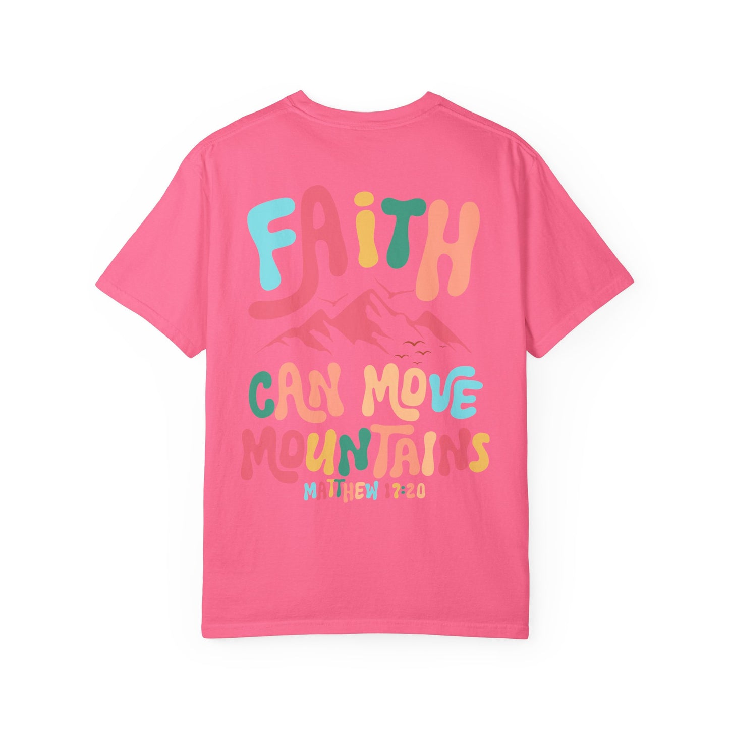 Beach Hippie Coffee Faith Can Move Mountains Tee