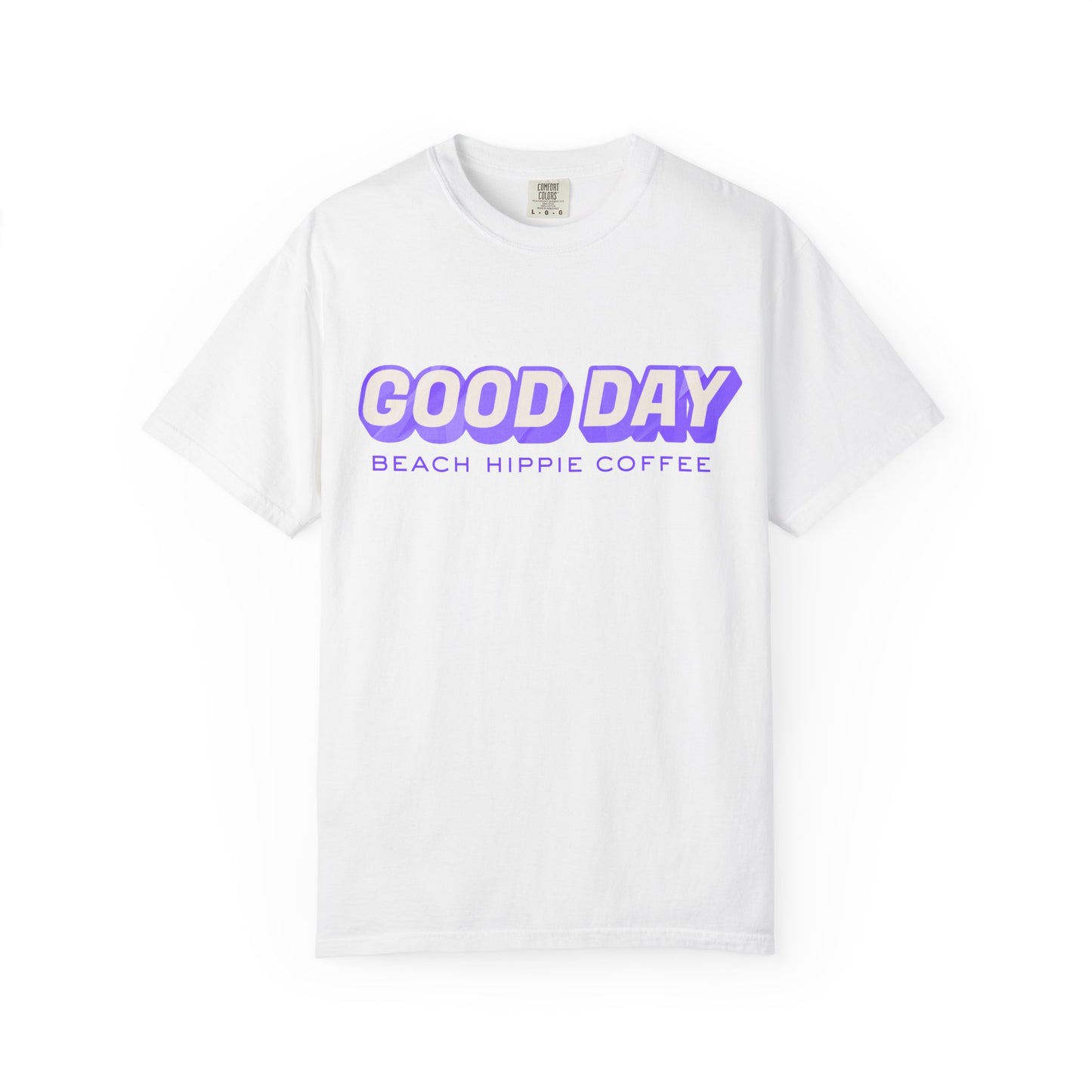 Good Day Graphic T-Shirt — "Today... I Am" Inspirational Beach Coffee Tee