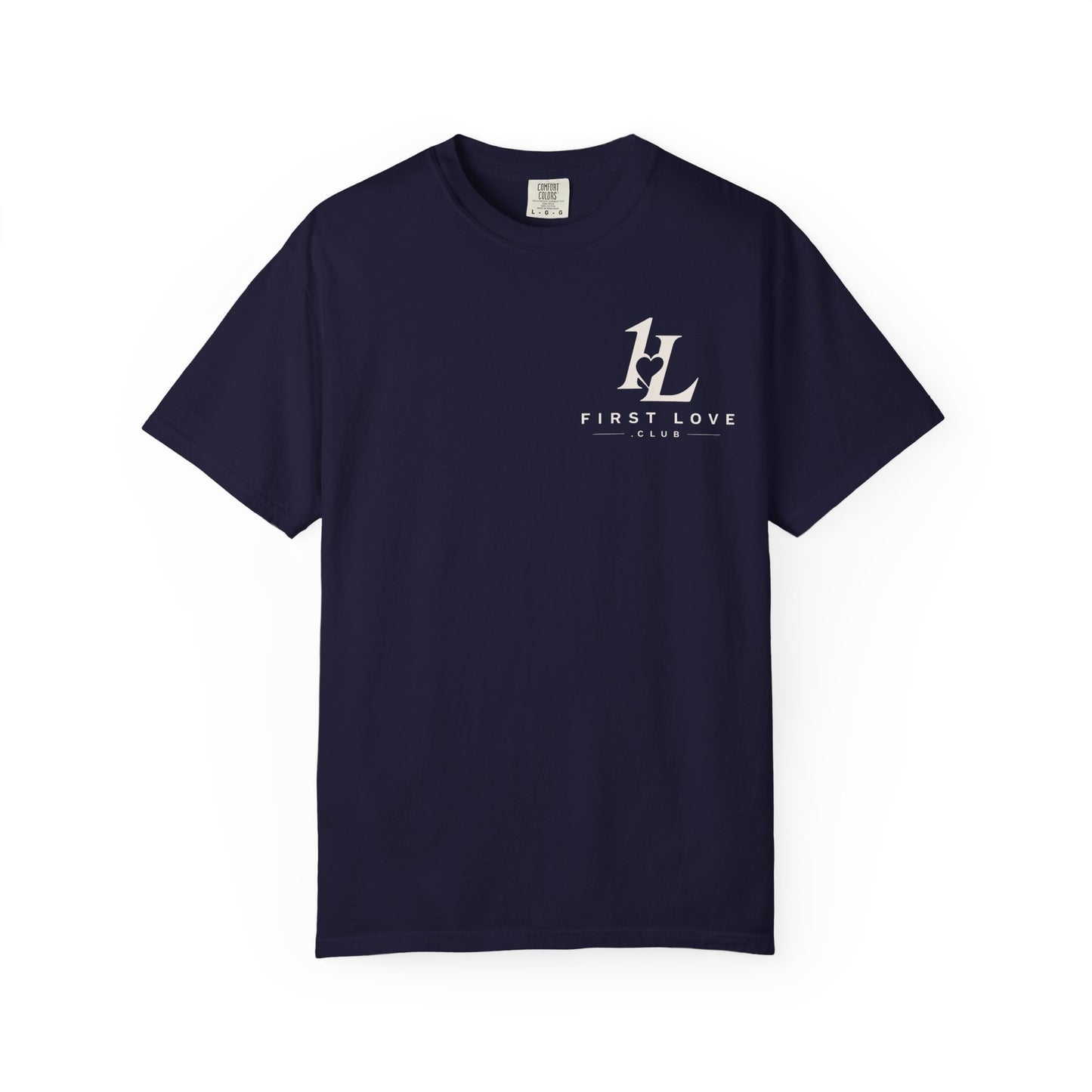 First Love Mountain T-Shirt — "Greater Is He" Christian Faith Tee